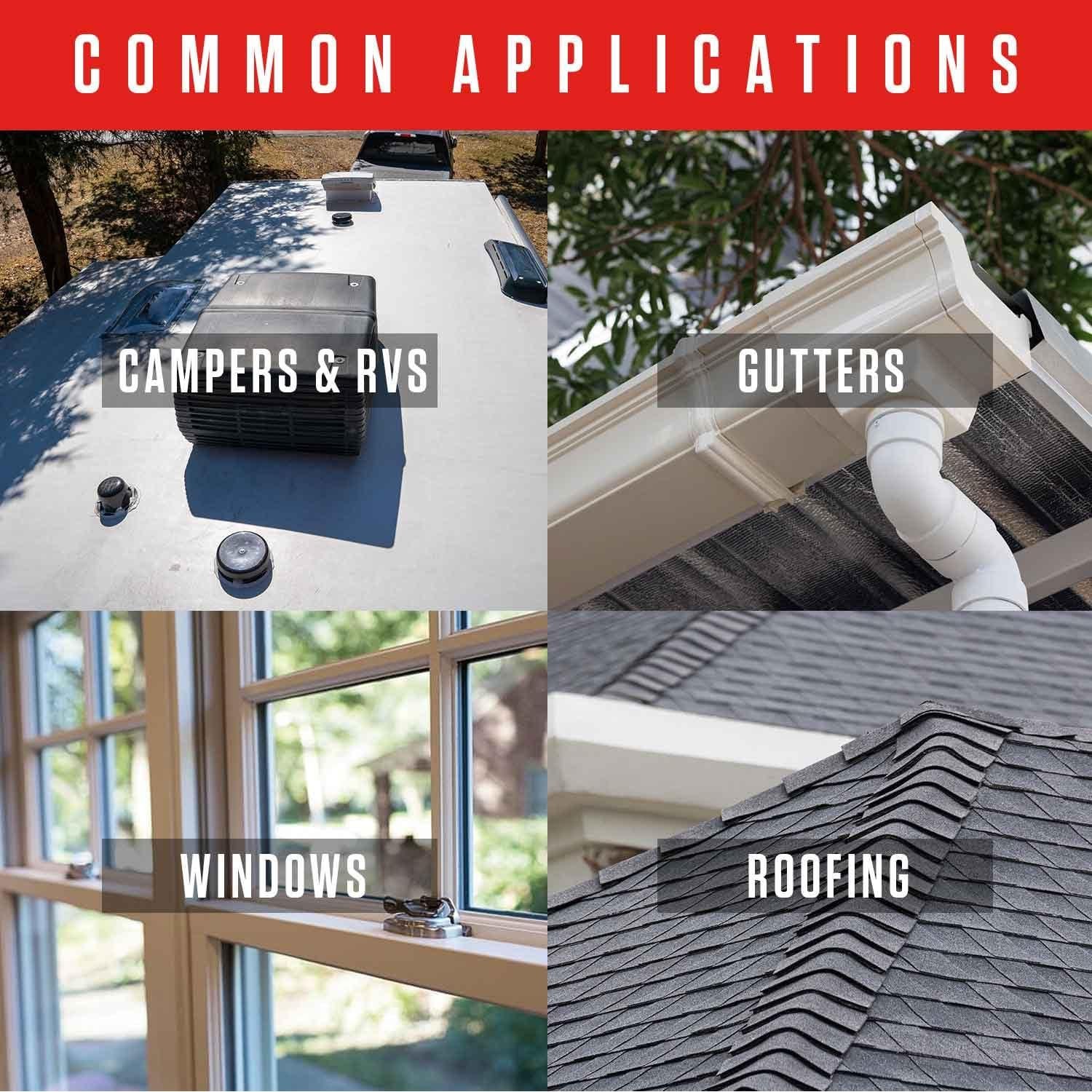 Sellador de Goma Flexible Gran Sello 3-Pack Transparente 397g