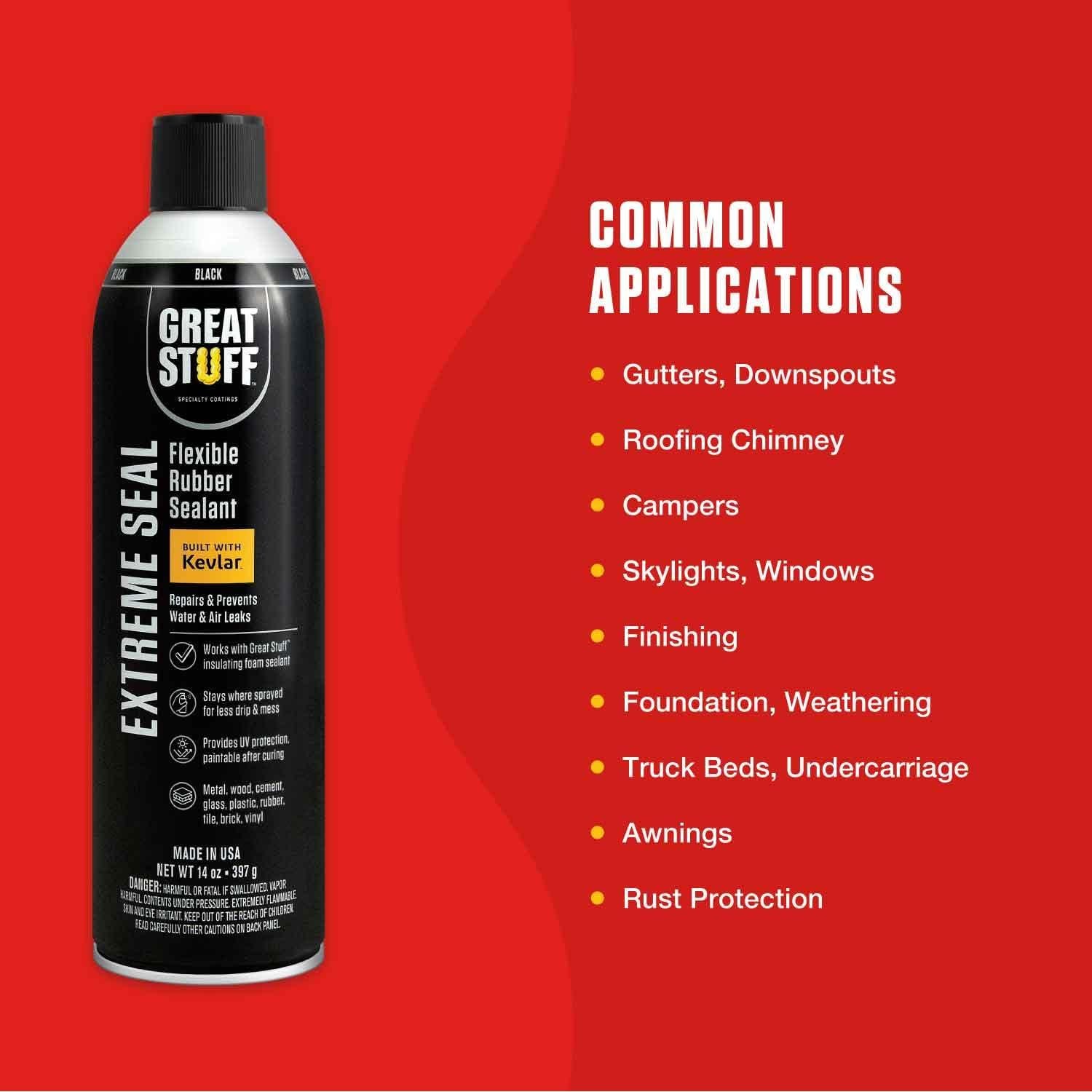 Sellador de Goma Flexible Gran Sello 3-Pack Transparente 397g