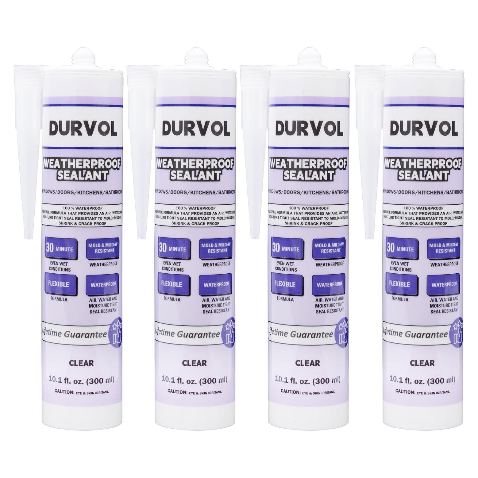 Sellador Impermeable DURVOL 1.16kg para Cocina y Baño