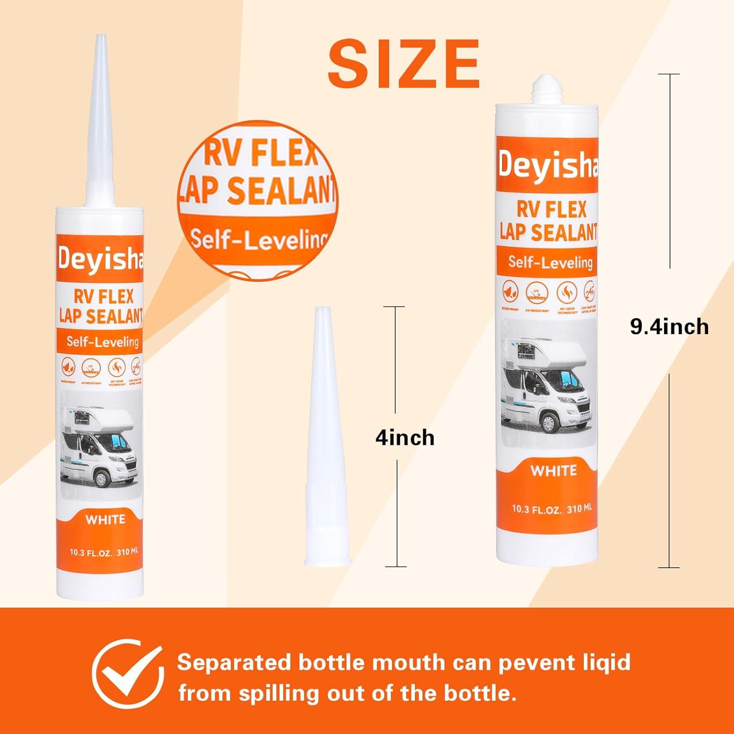 Sellador de Techo Autonivelante Deyisha 4 Paquetes 1.8kg