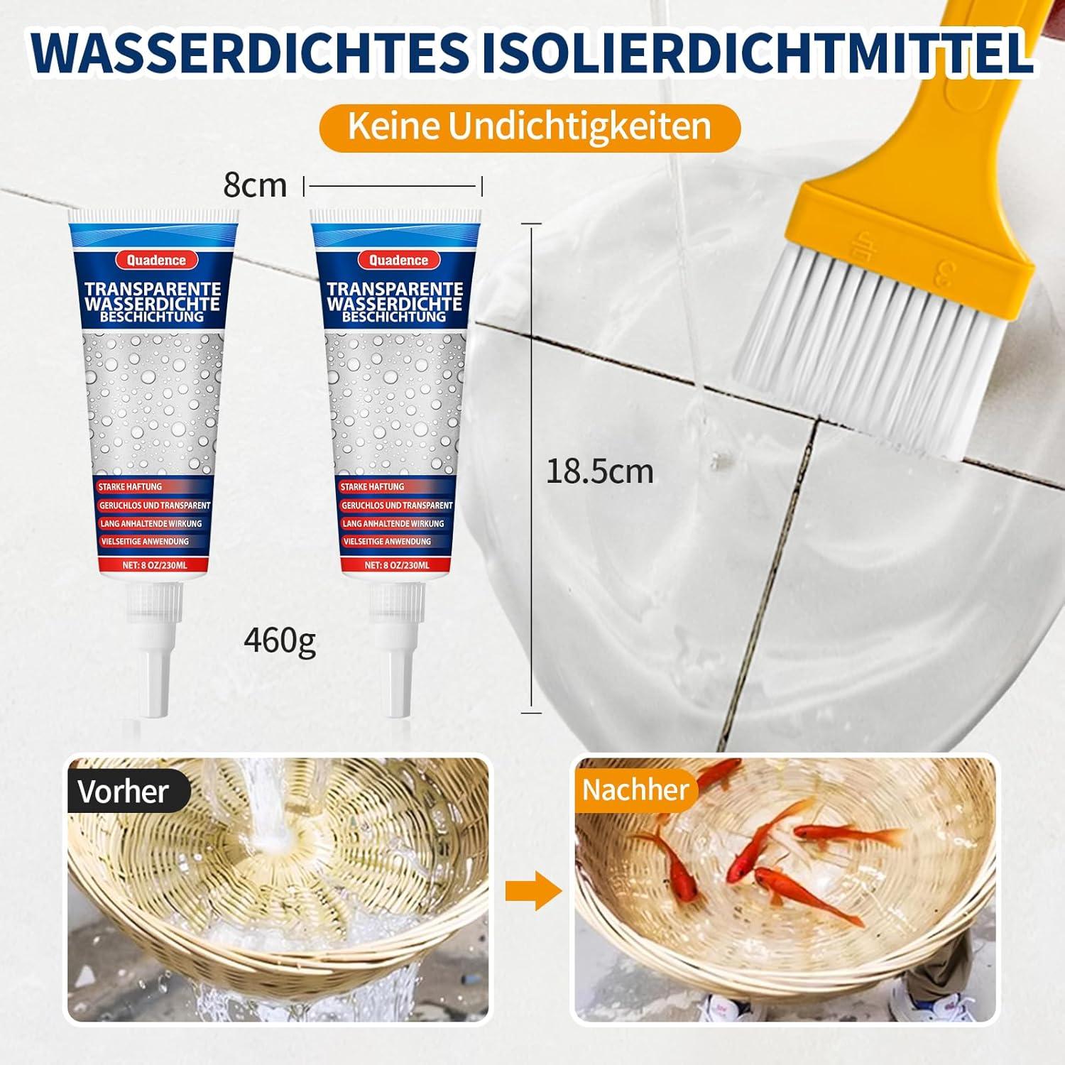 Sellador Impermeable Quadence 460ml Transparente Aislante