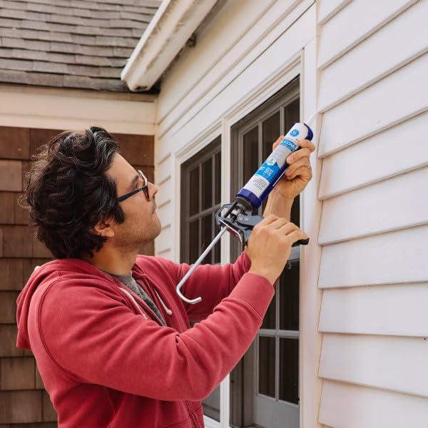 Sellador de Silicona Multiusos GE 295 ml Transparente 100% Impermeable