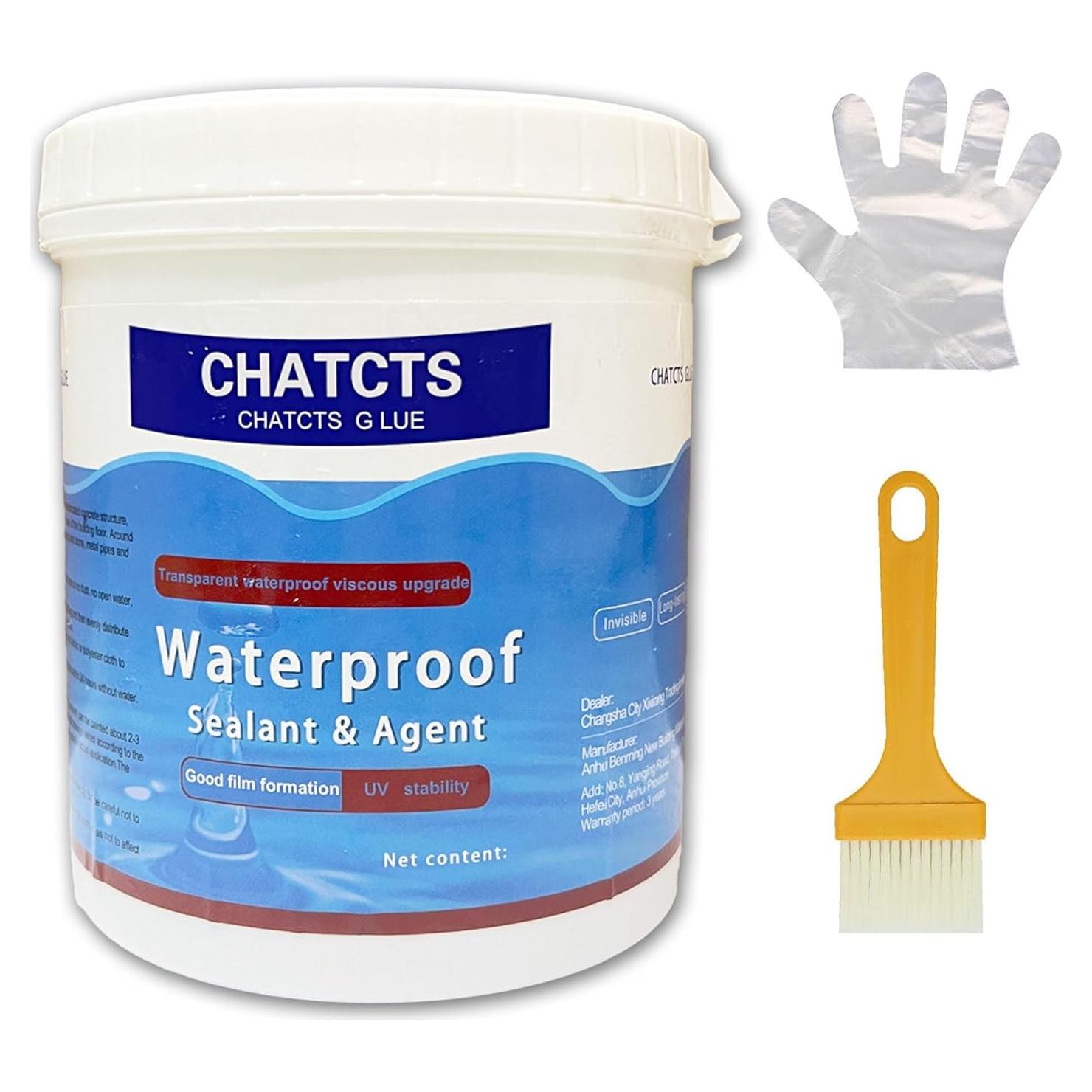 Pegamento Impermeable CHATCTS 300g Sellador Transparente