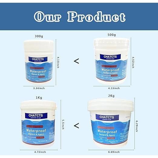 Pegamento Impermeable CHATCTS 300g Sellador Transparente