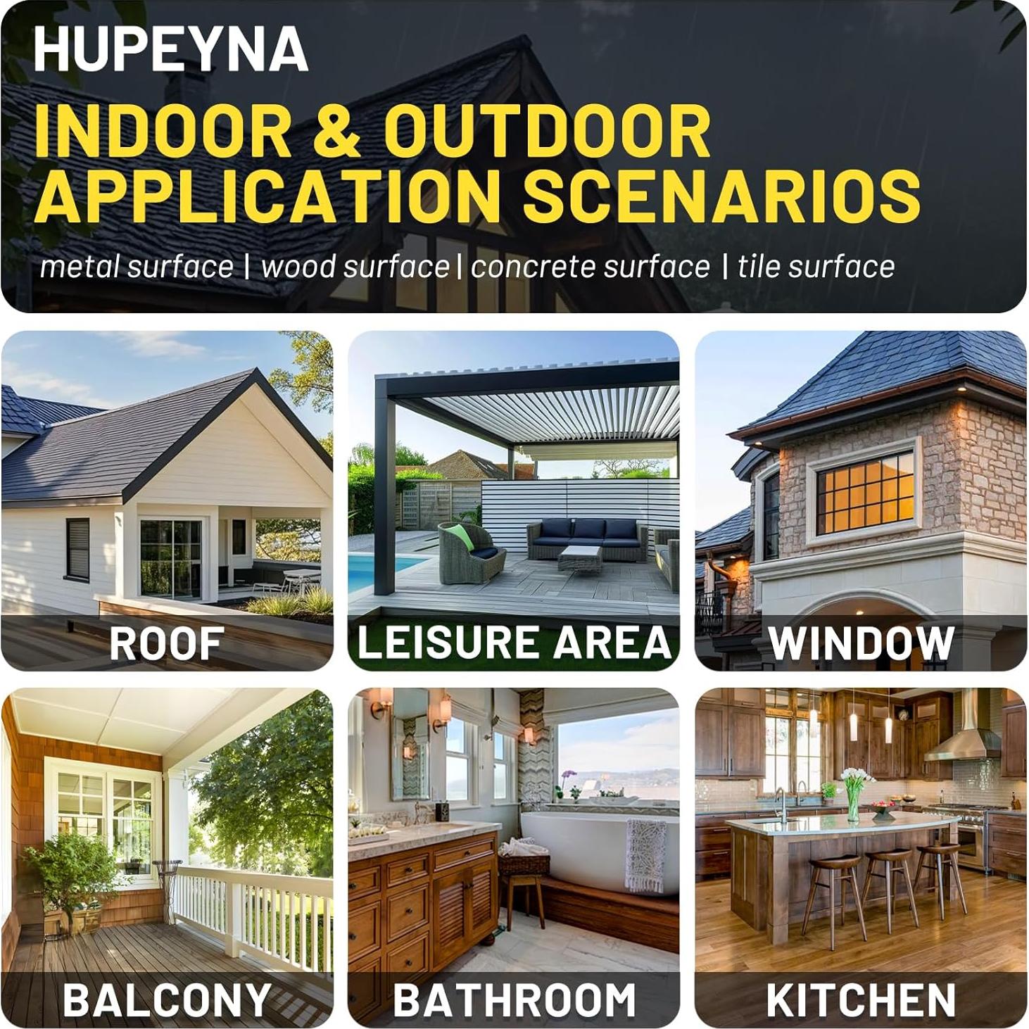 Agente Impermeable Hupeyna 5L - Sellador Transparente Anti-Fugas