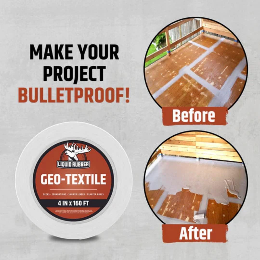 Goma Líquida Geo-Texil 10.16 cm x 48.77 m - Reparación Impermeable