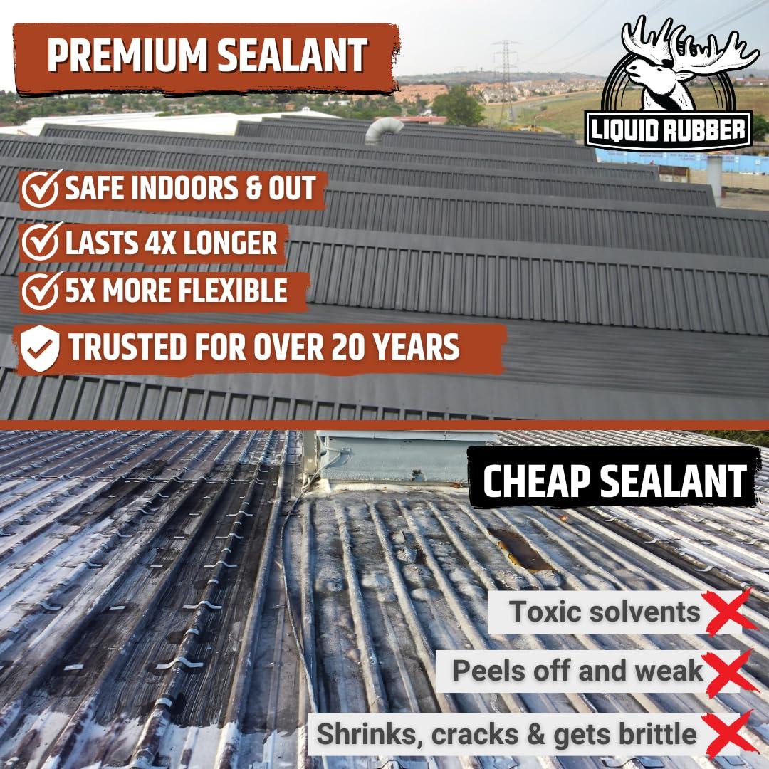 Sellador Goma Líquida MetalSafe 1 Galón Impermeable Negro