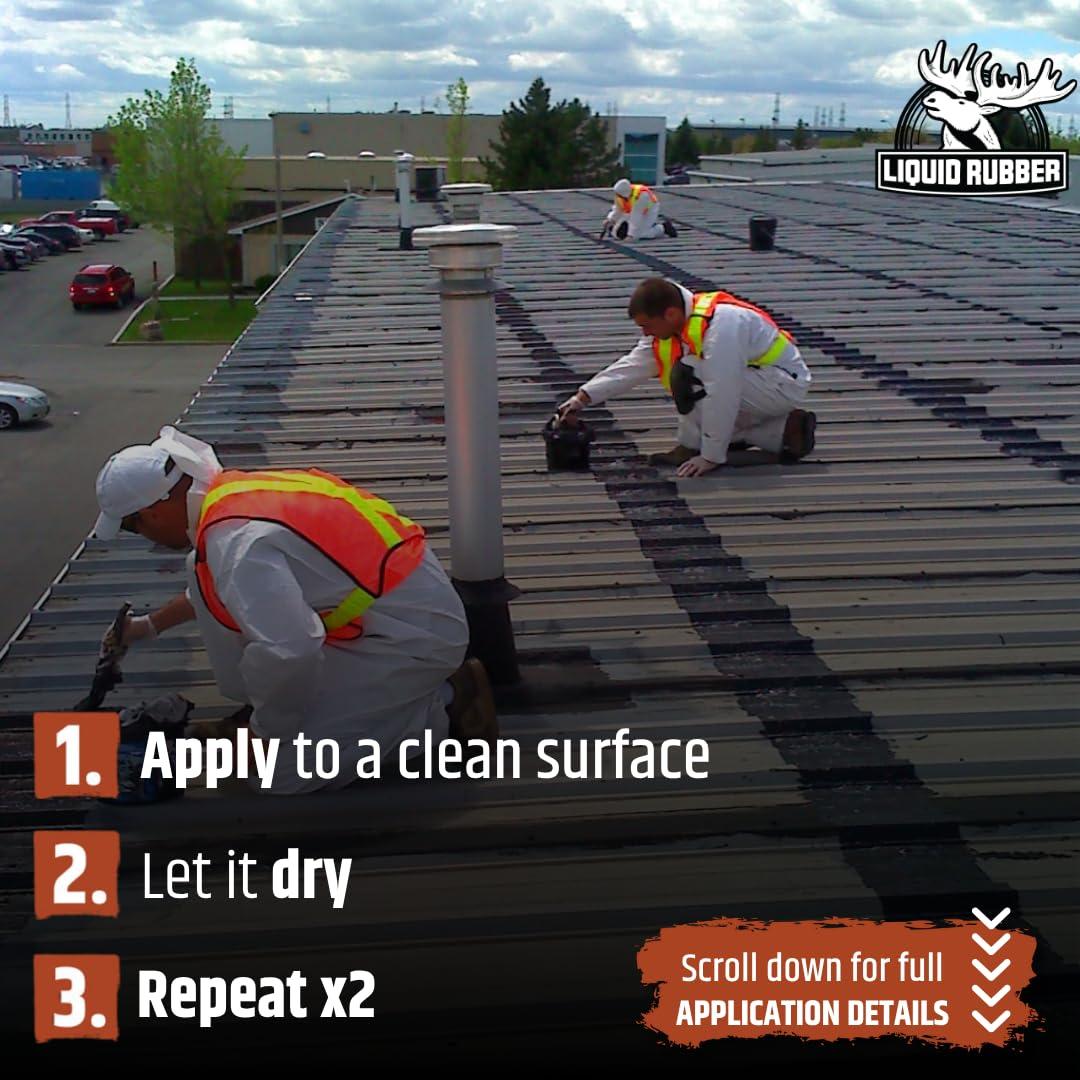 Sellador Goma Líquida MetalSafe 1 Galón Impermeable Negro