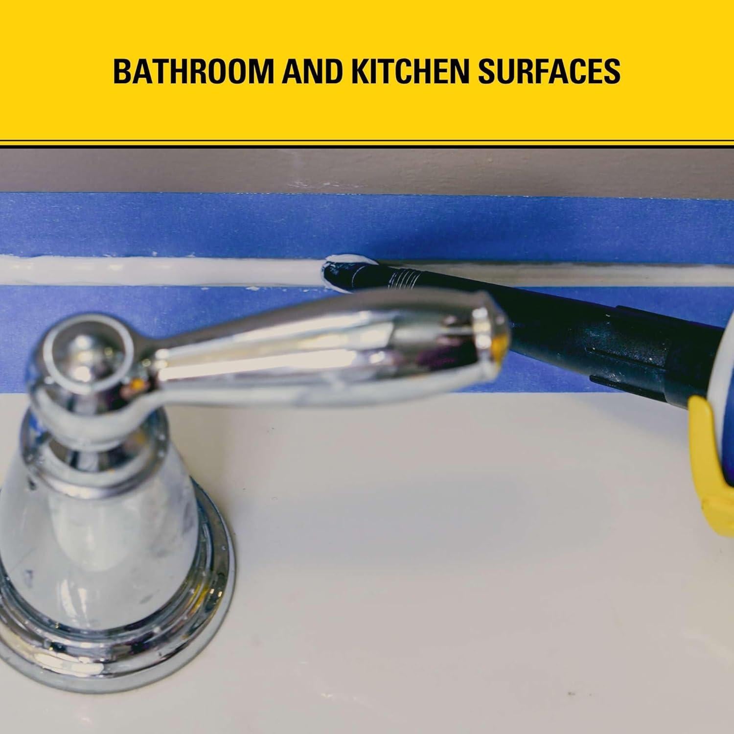 Sellador de Silicona Stanley 100% Impermeable Blanco 2x300ml