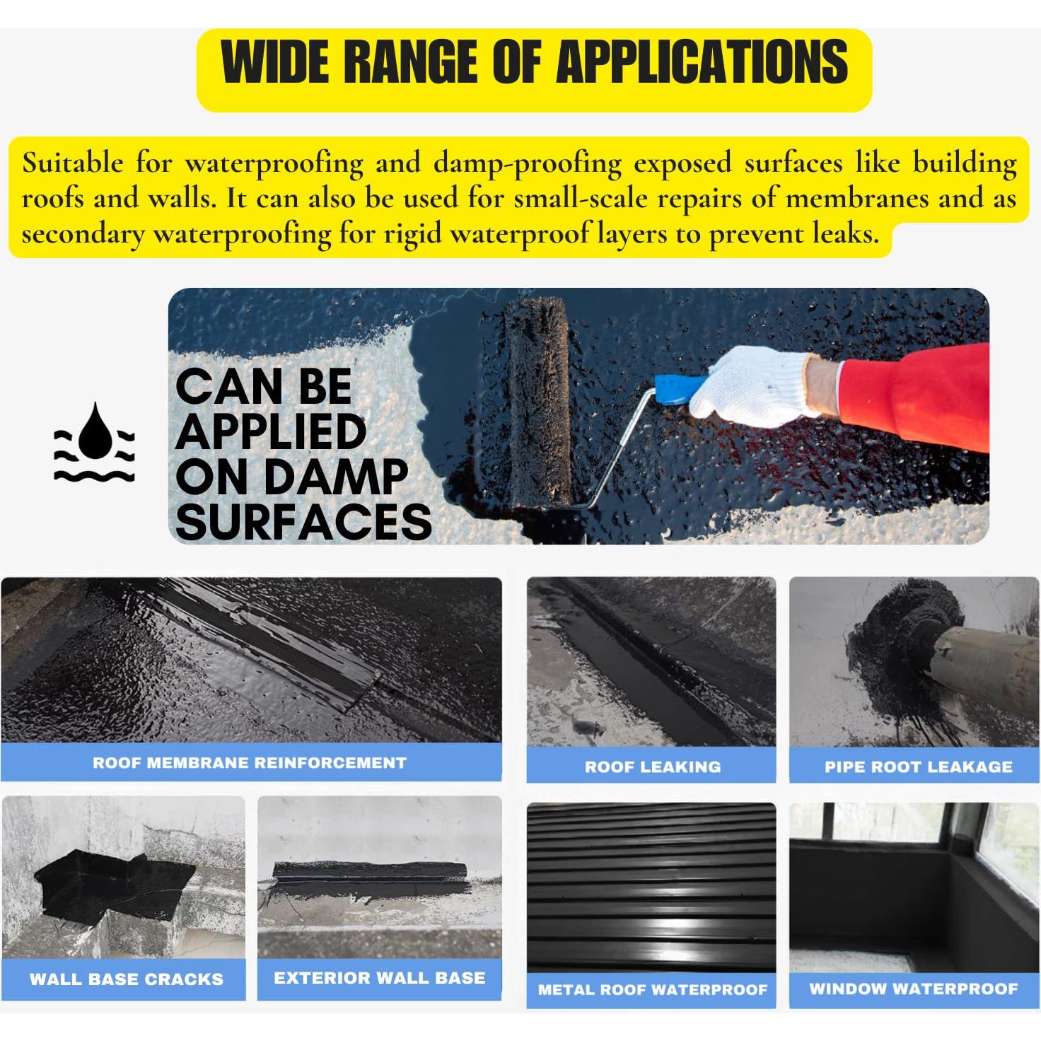 Sellador Impermeable de Caucho Líquido Tapel 1kg - Blanco UV