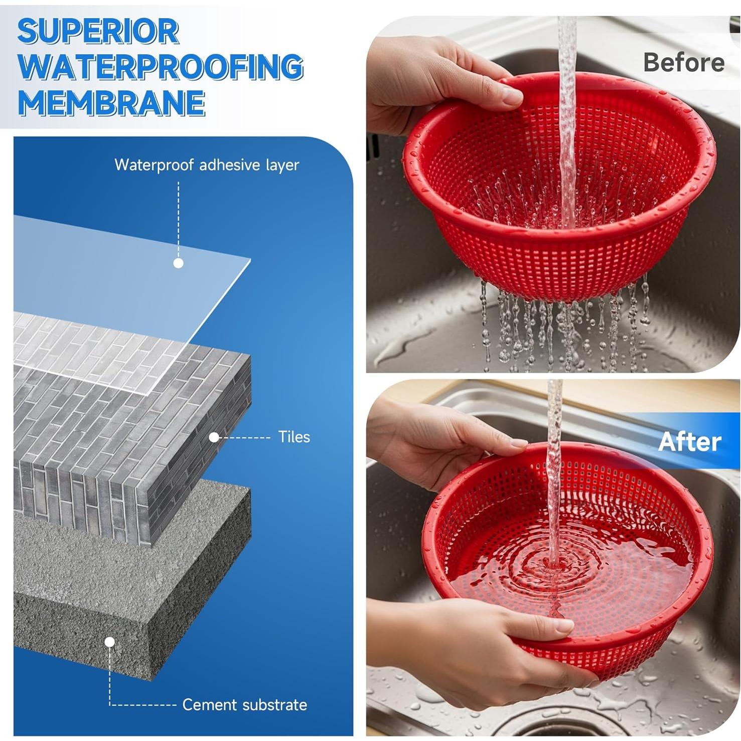 Sellador Impermeable Transparente AQNTIGUSH 1kg 35oz para Techos y Paredes