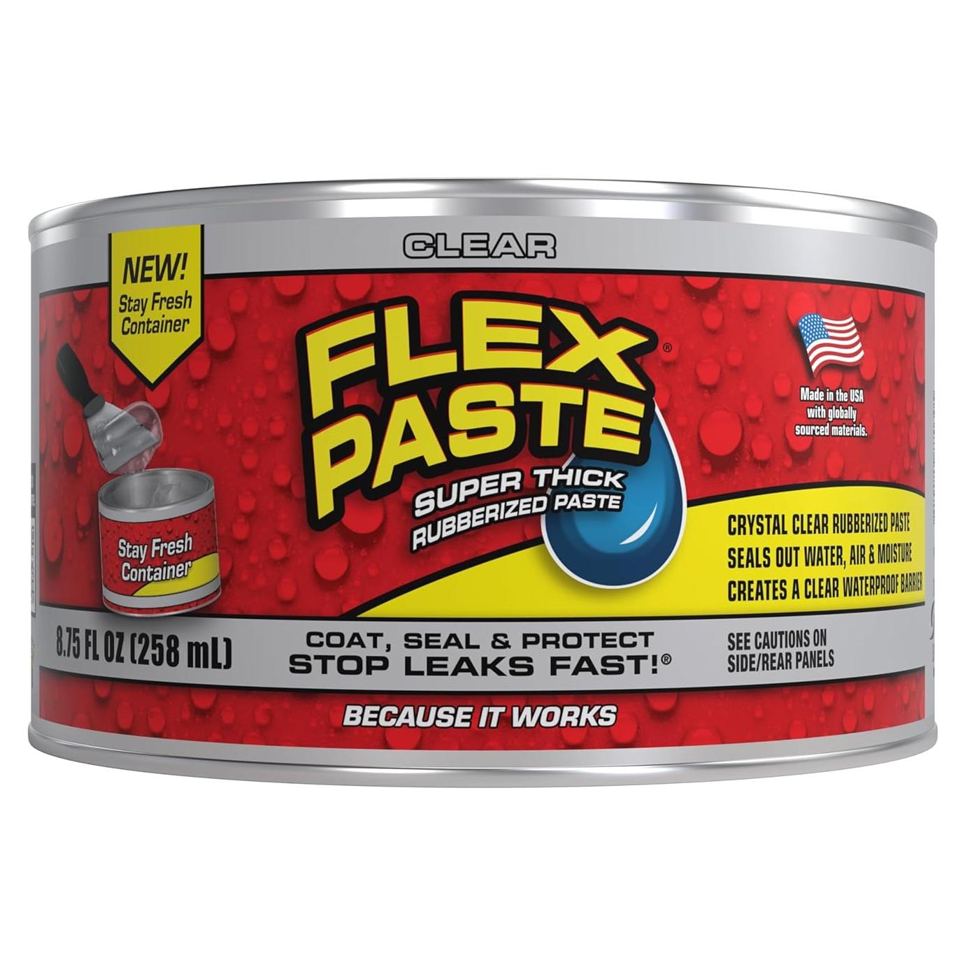 Flex Paste Masilla Pintable Impermeable 340g Transparente