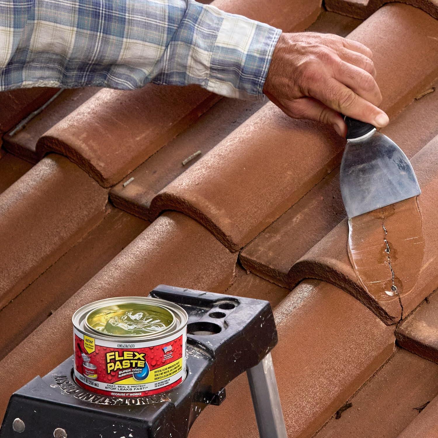 Flex Paste Masilla Pintable Impermeable 340g Transparente