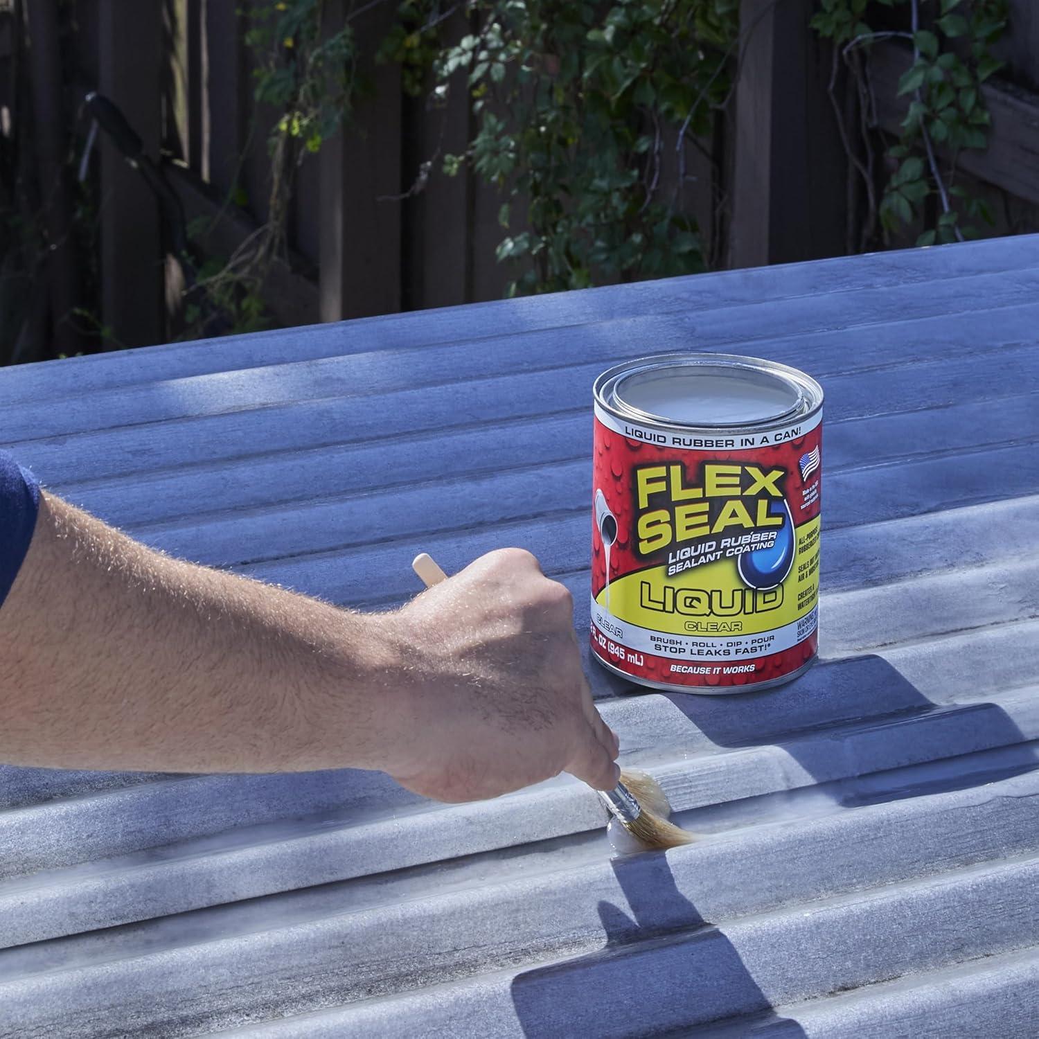 Flex Seal Líquido 32 oz - Sellador Impermeable Transparente