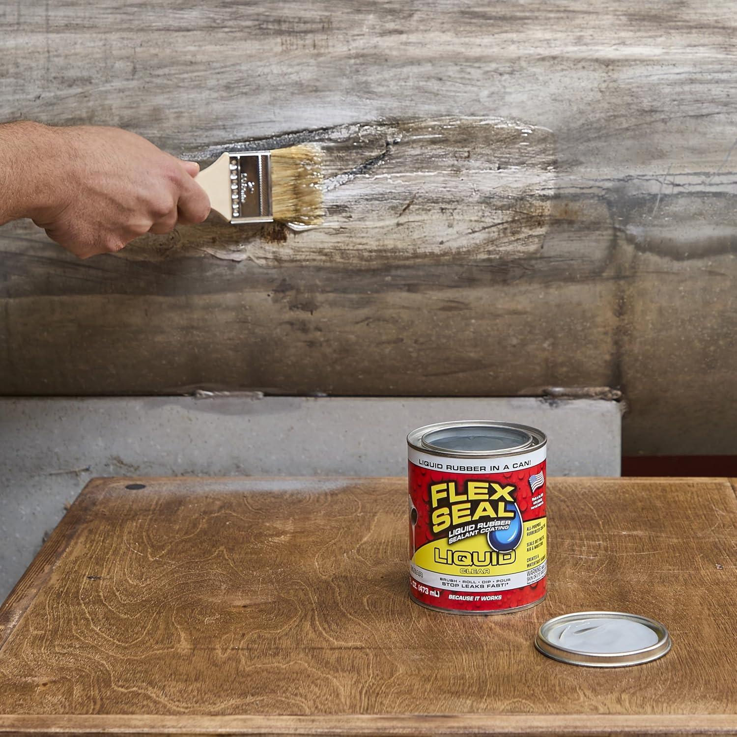 Flex Seal Líquido 32 oz - Sellador Impermeable Transparente