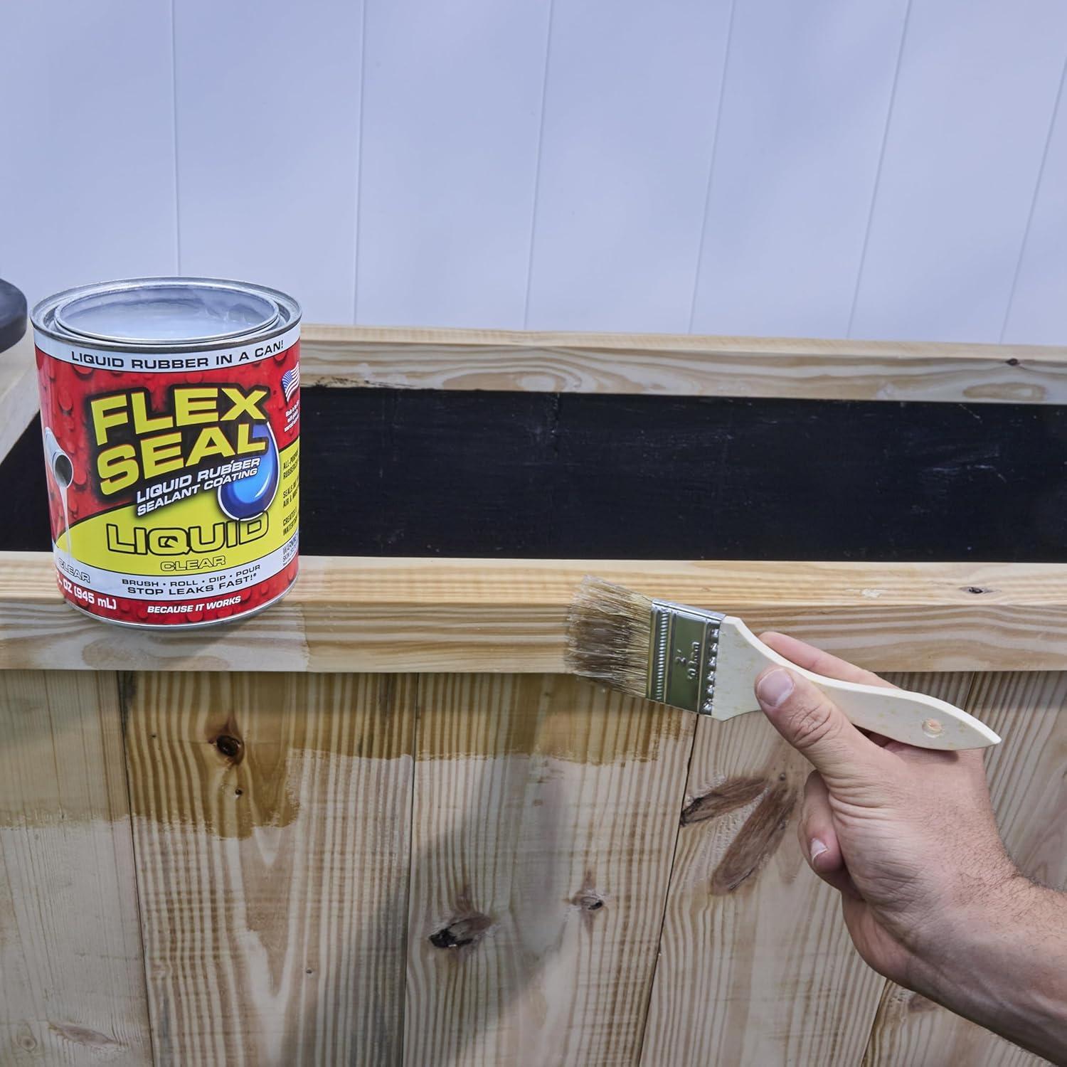 Flex Seal Líquido 32 oz - Sellador Impermeable Transparente