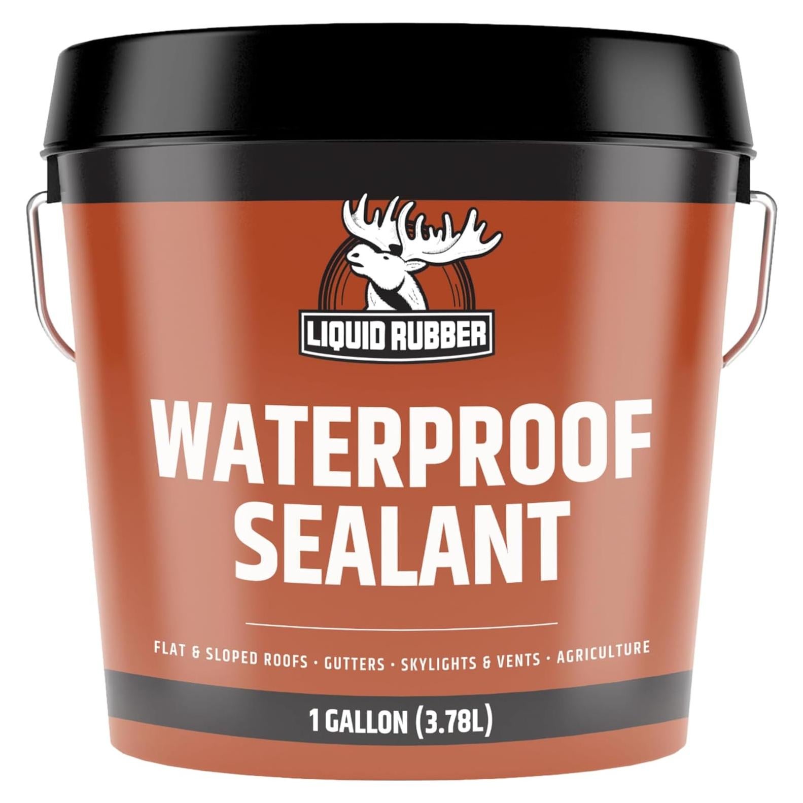 Sellador Impermeable Liquid Rubber 1 Galón - Negro Flexible