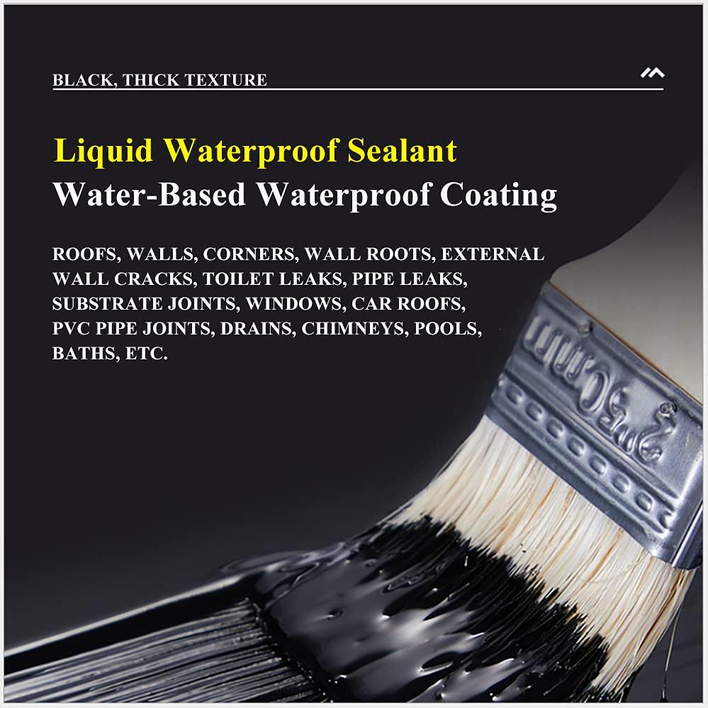 Sellador Impermeable Líquido Negro 992 ml Endhokn para Paredes y Techos