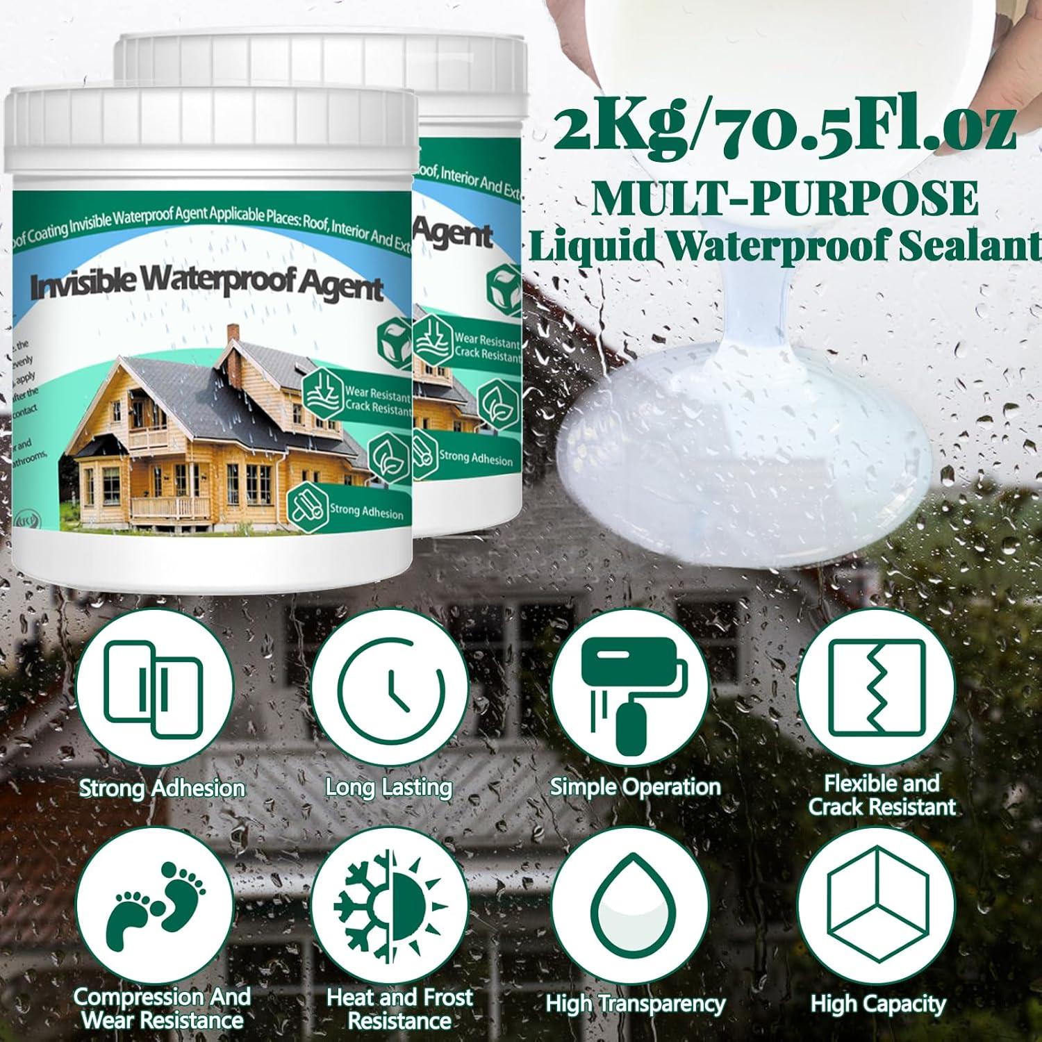 Set Impermeable 2Kg QUKLOGEN con Brochas y Rodillo