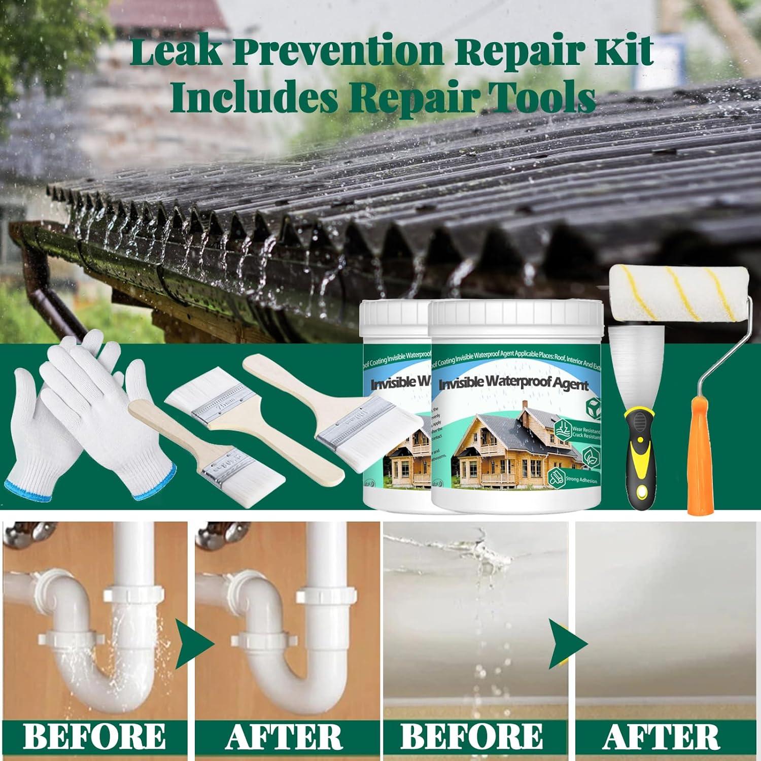 Set Impermeable 2Kg QUKLOGEN con Brochas y Rodillo