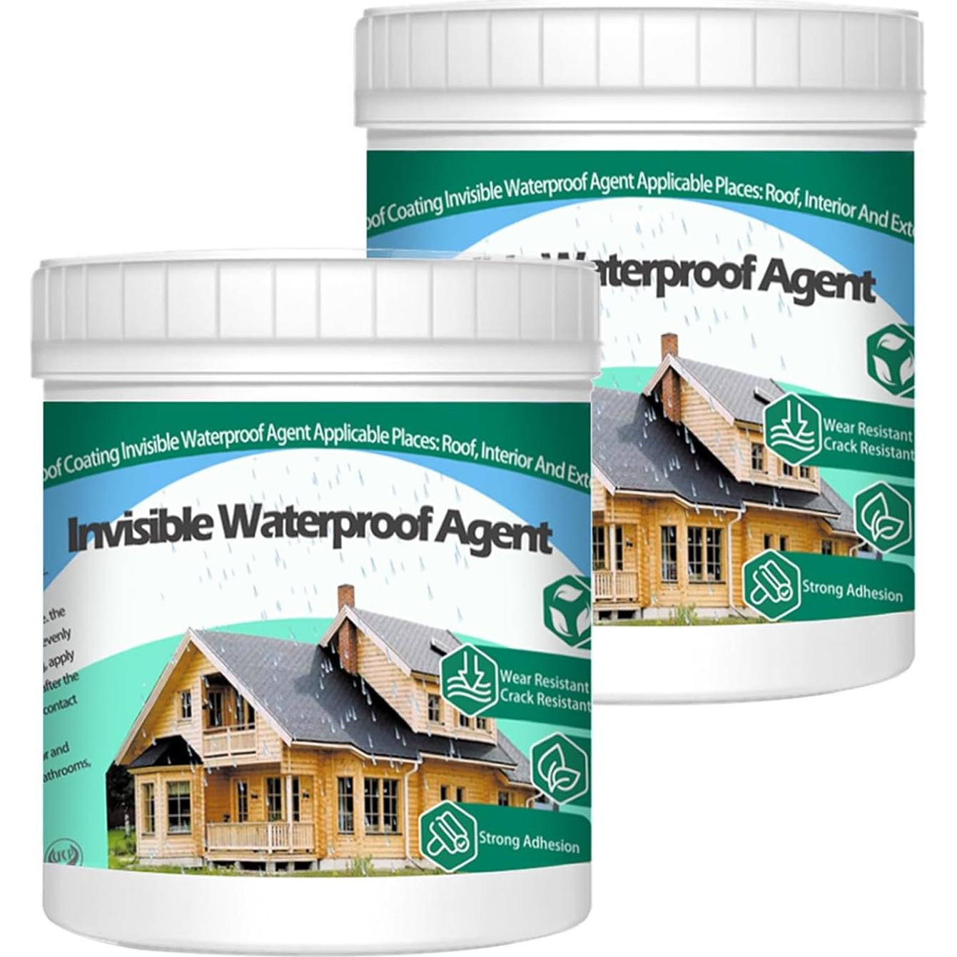 Set Impermeable 2Kg QUKLOGEN con Brochas y Rodillo