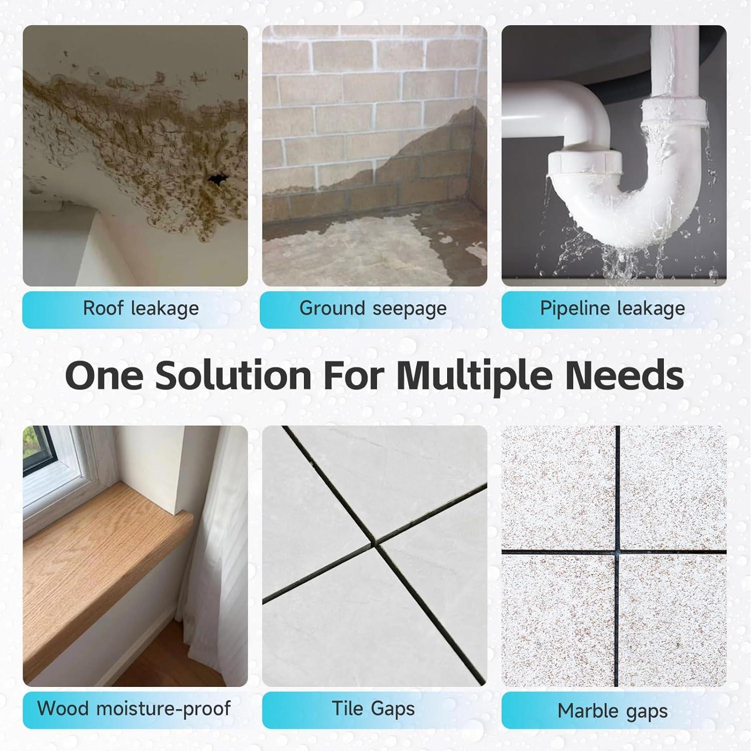 Sellador Impermeable Transparente Aididan 473 ml - A Base de Agua