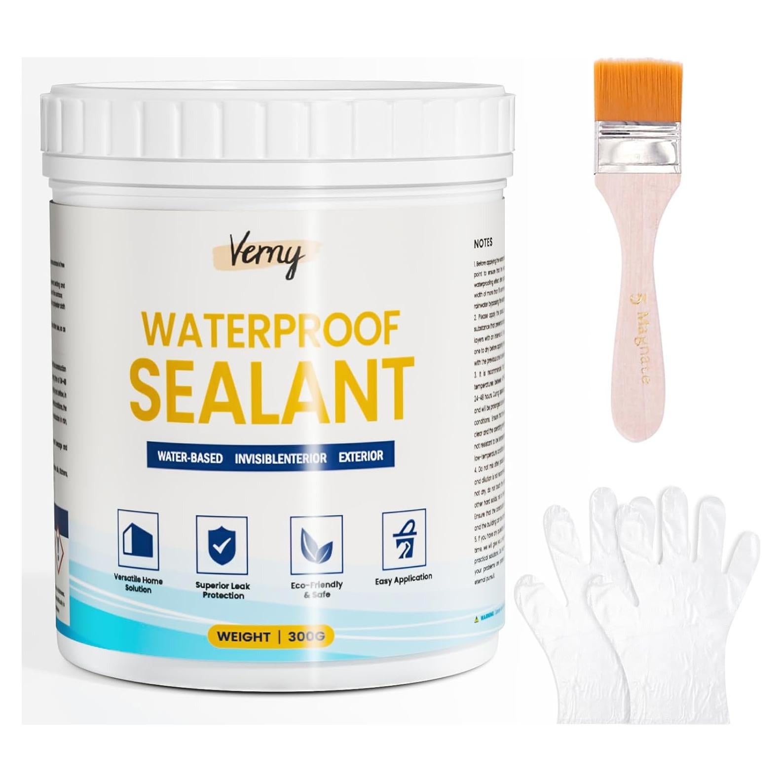 Sellador Impermeable Transparente Verny 298ml - Anti-Fugas