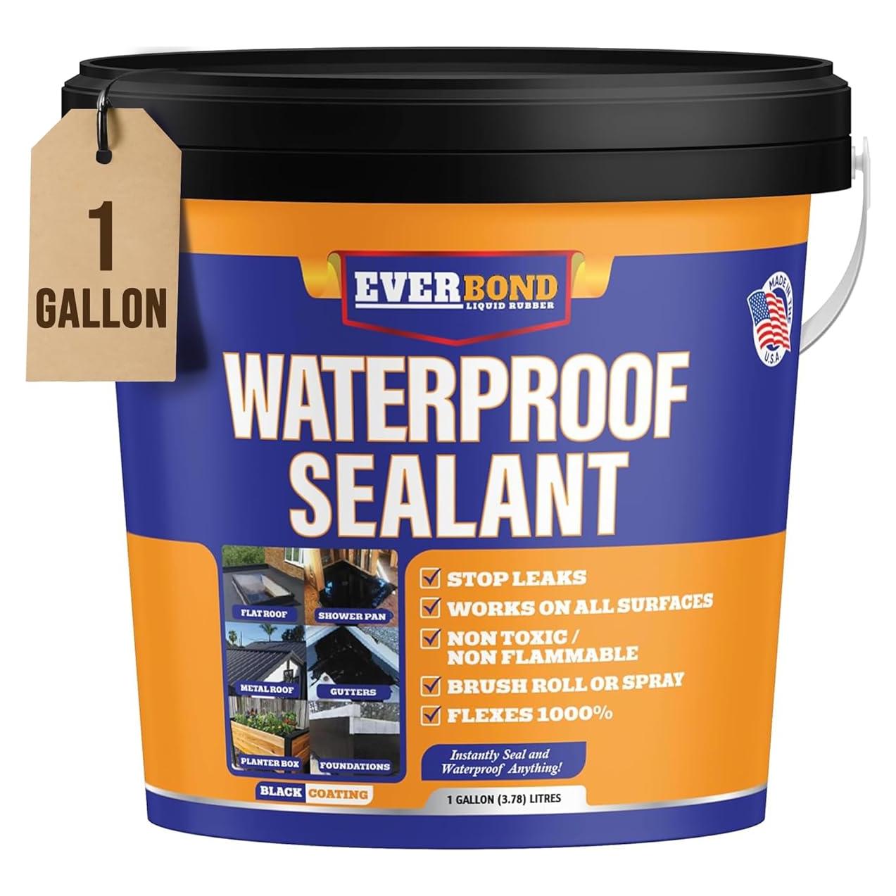 Sellador Impermeable Everbond 3.78L - Caucho Líquido Flexible