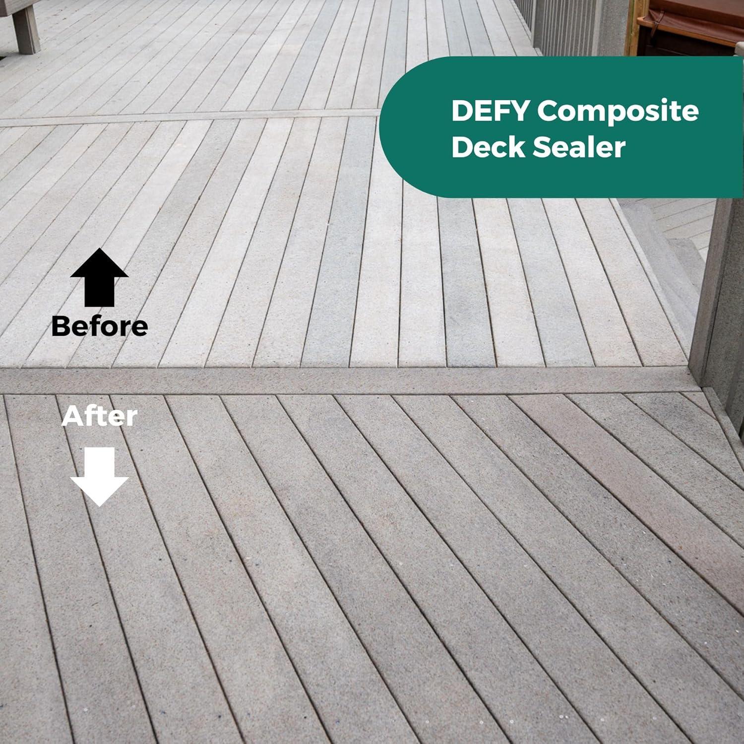 Sellador Impermeable Transparente DEFY Extreme 3.78L para Decks