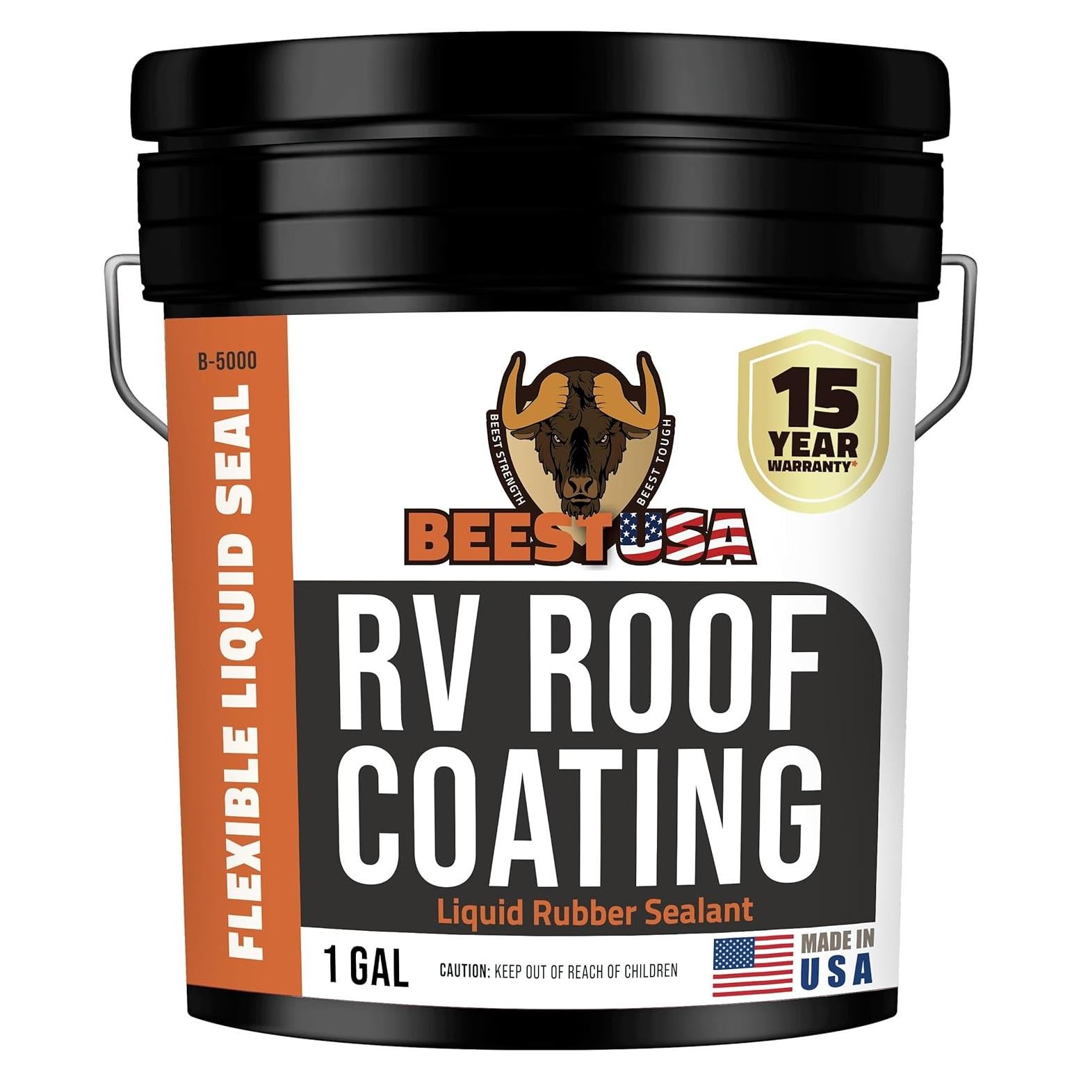 Recubrimiento de Techo BEEST RV Blanco 3.78L Sellador Elastomérico