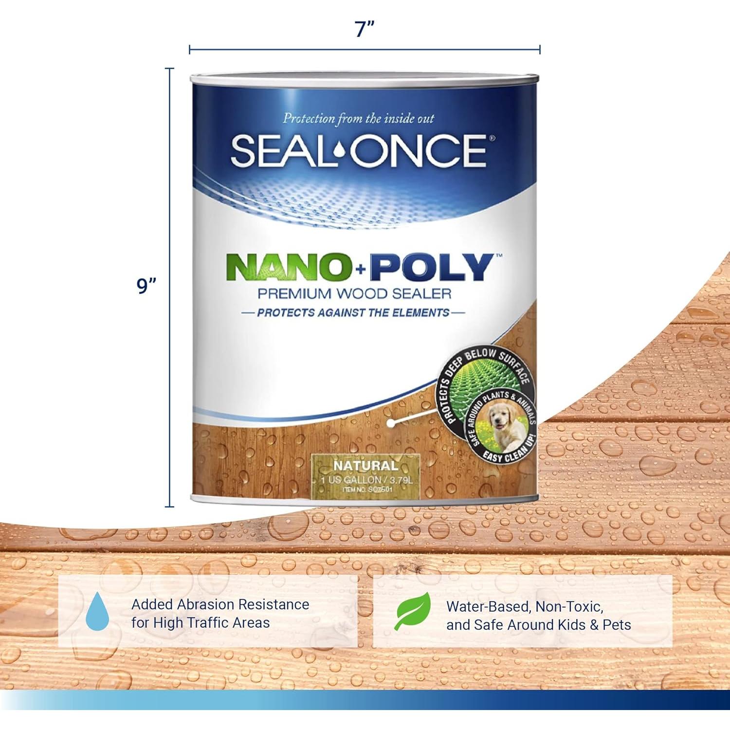 Sellador de Madera Penetrante Sellar-Uno Poliuretano 3.79L