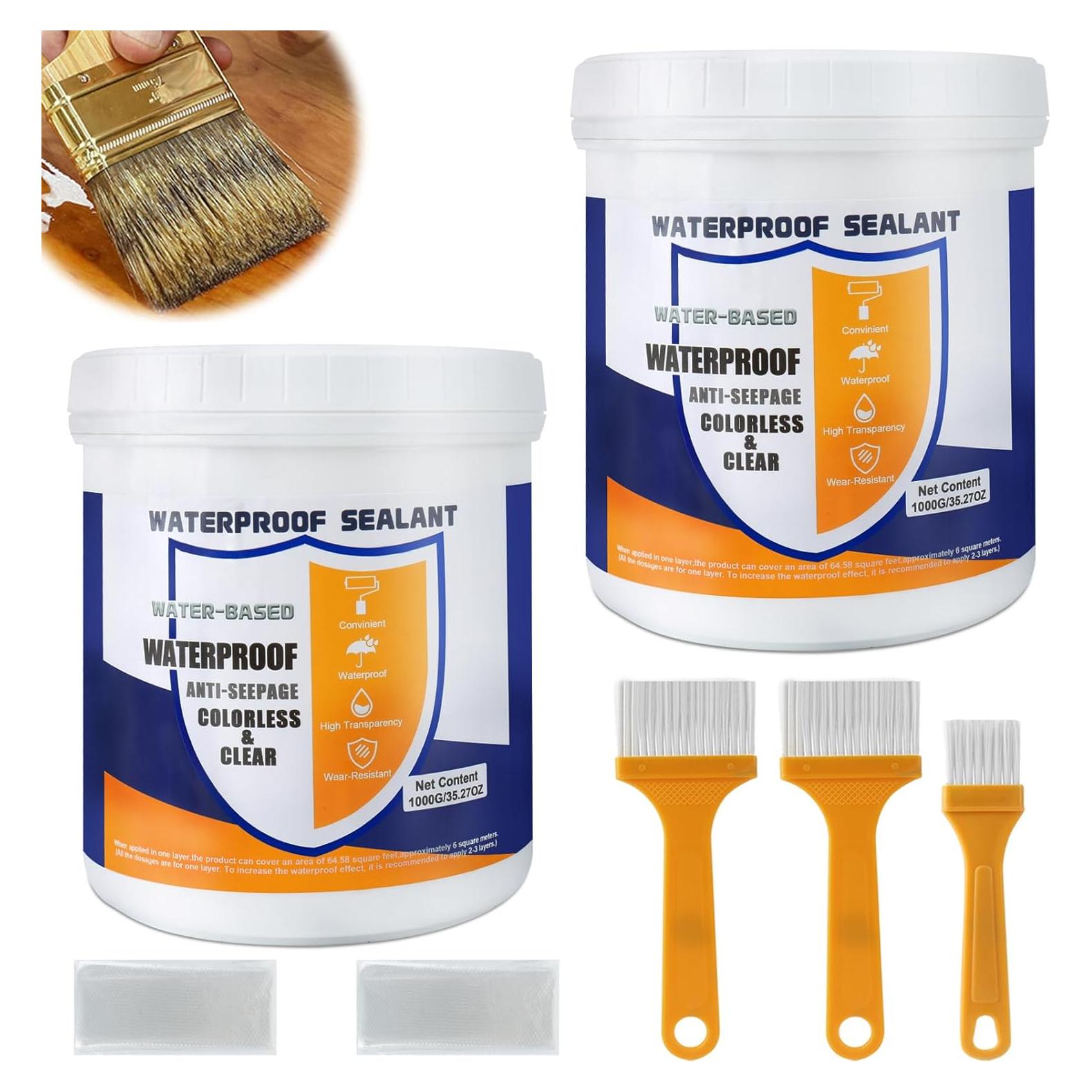 Sellador Impermeable Transparente KCUT 2000 ml - Antifugas