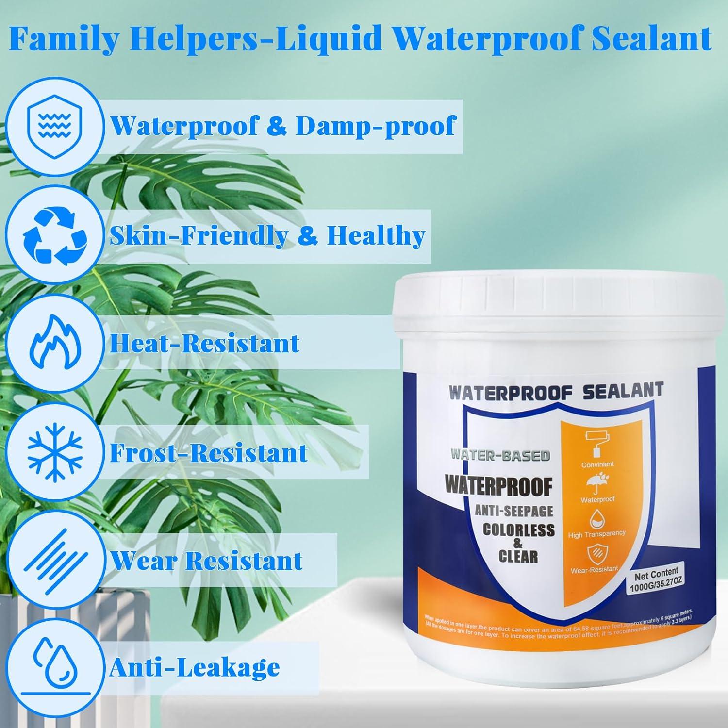 Sellador Impermeable Transparente KCUT 2000 ml - Antifugas