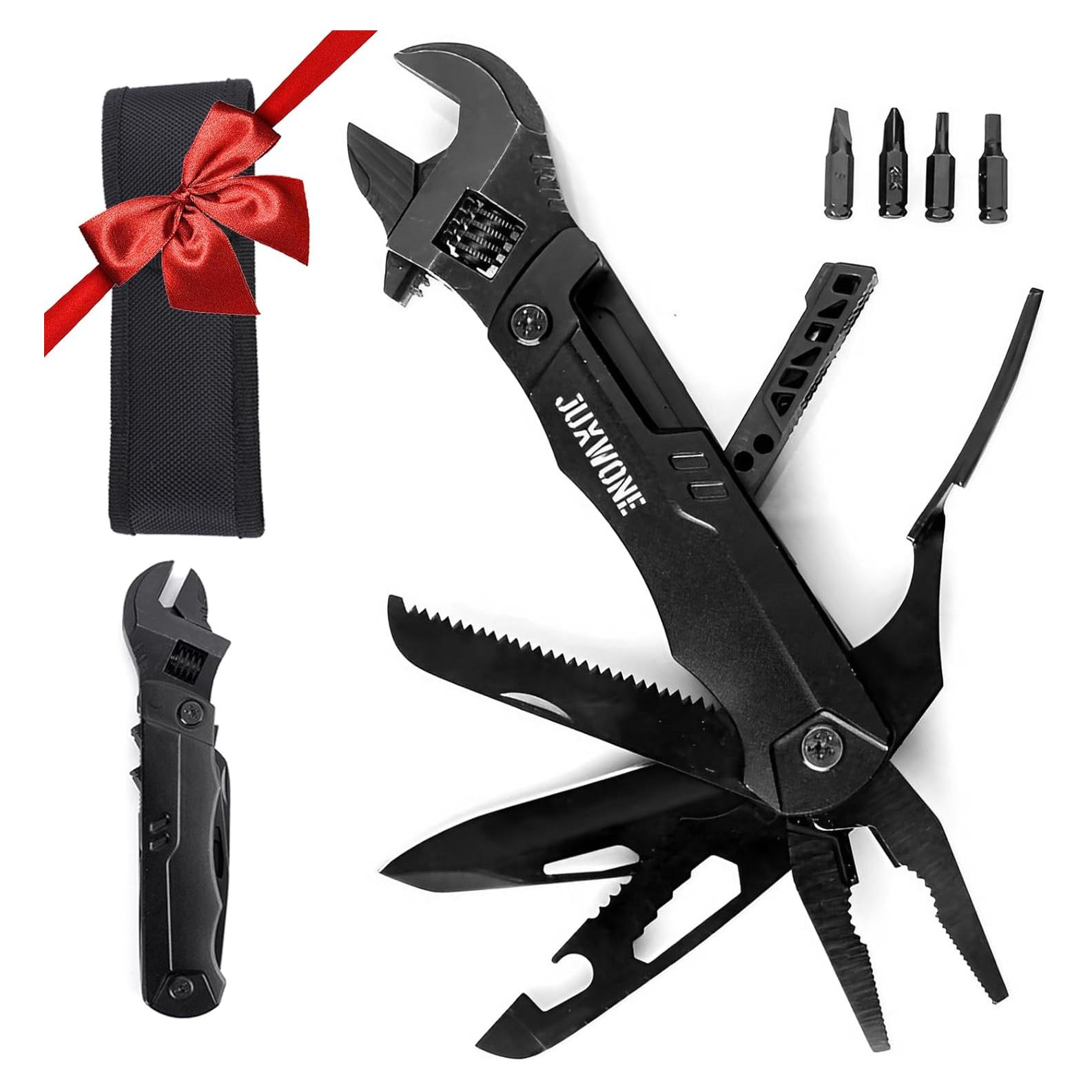 Multiherramienta 19-en-1 JUXWONE de Acero Inoxidable Compacta