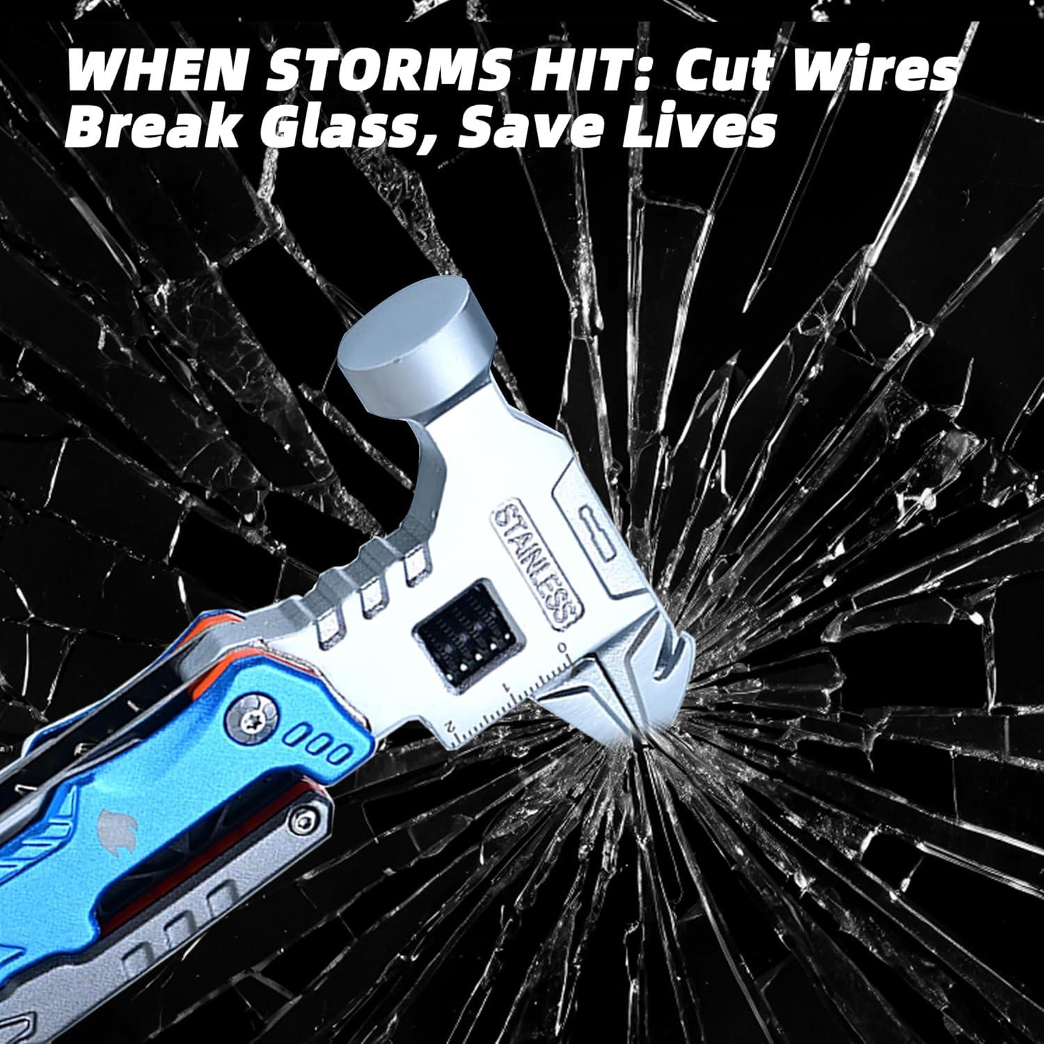 Multiherramienta 18-en-1 DUSH PACE con Martillo y Cuchillo