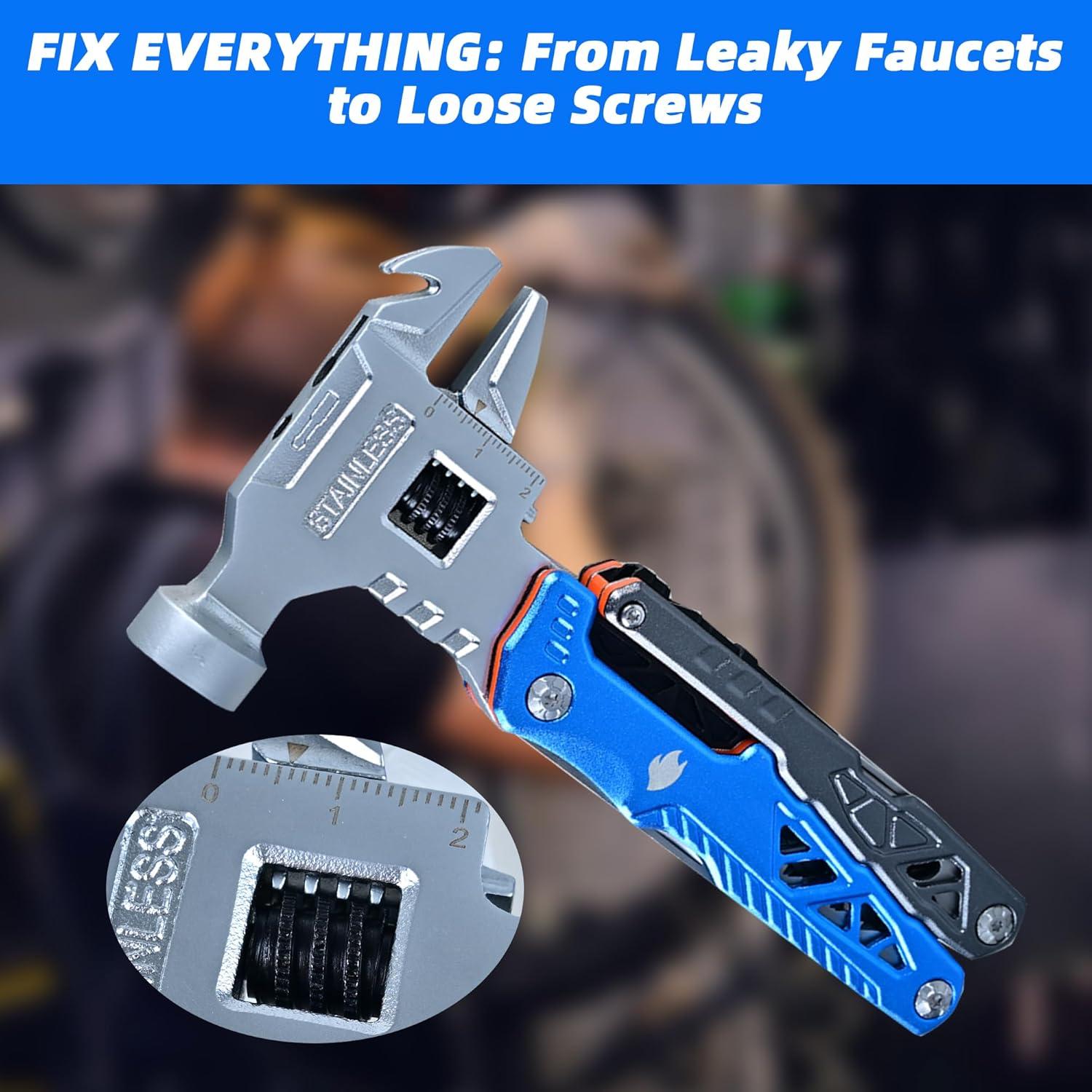 Multiherramienta 18-en-1 DUSH PACE con Martillo y Cuchillo