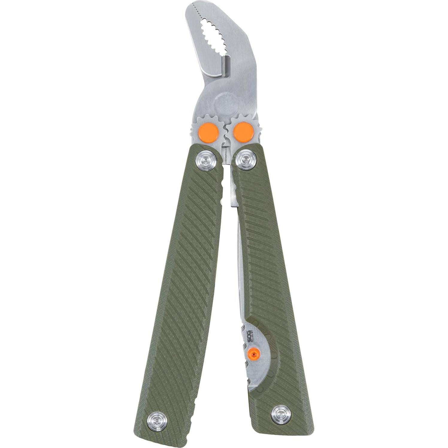 Multi-Herramienta SOG Tellus MT 14.6 cm Acero Inoxidable Verde