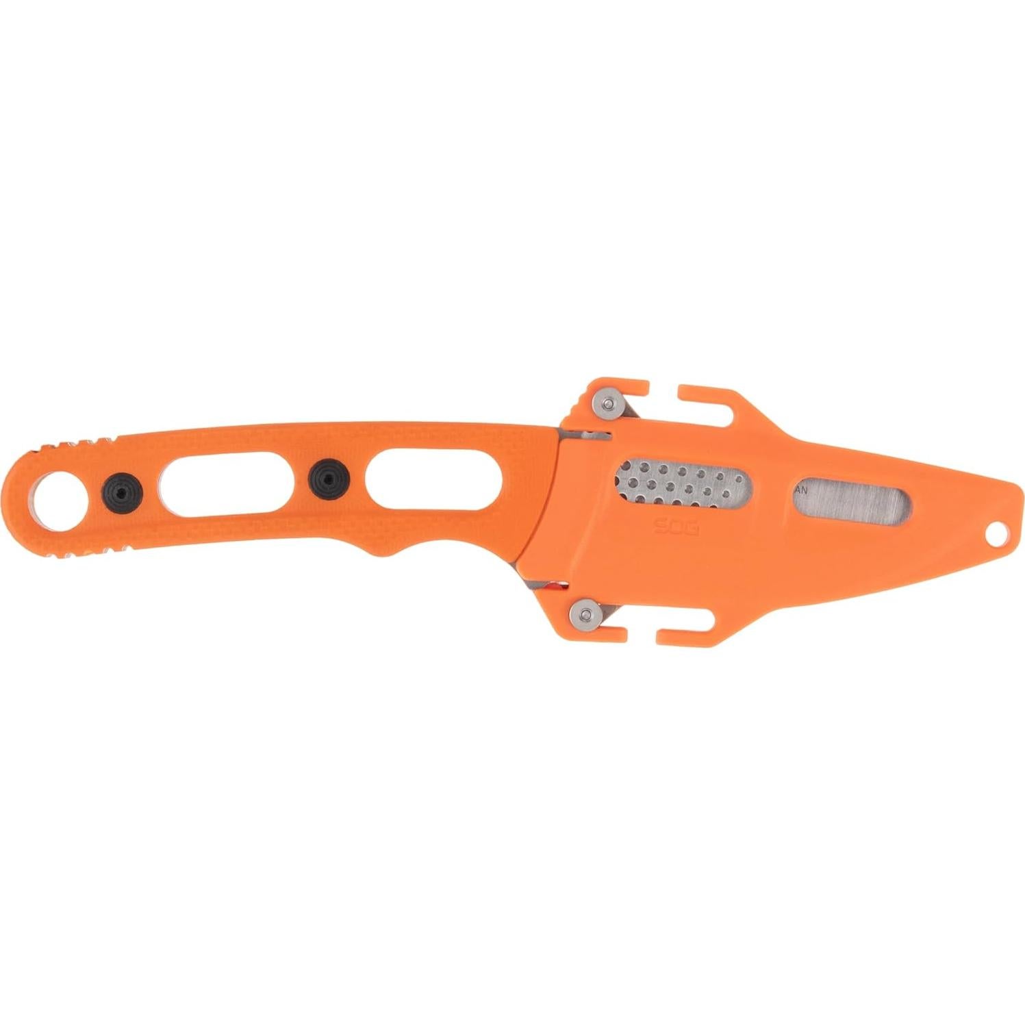 Cuchillo Fijo SOG Ether FX Naranja G10 Hoja CPM S35VN 18.03 cm