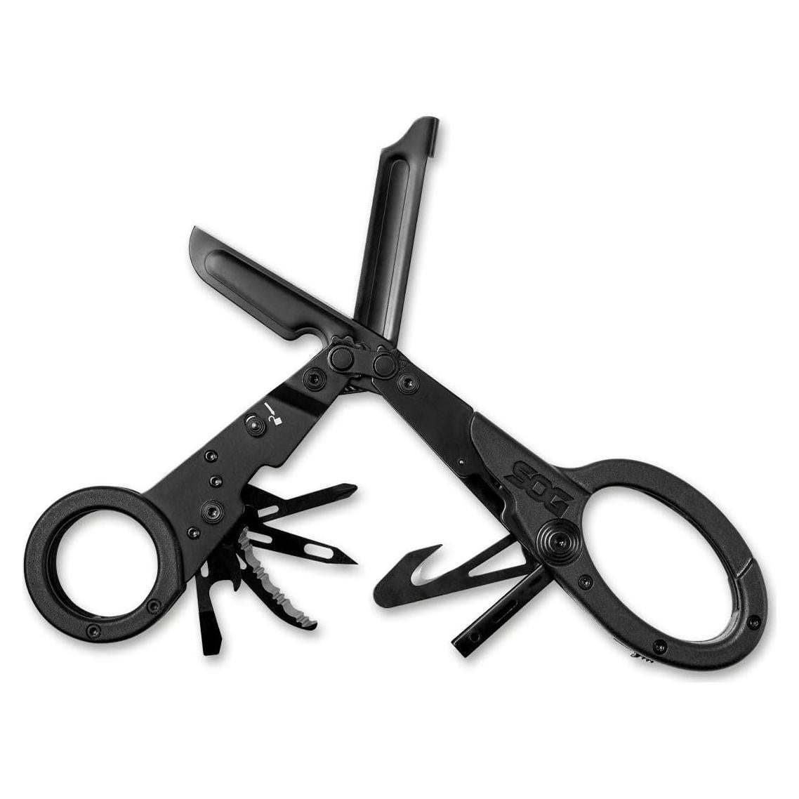 Tijeras de Rescate SOG Parashears Acero Negro 12.7 cm