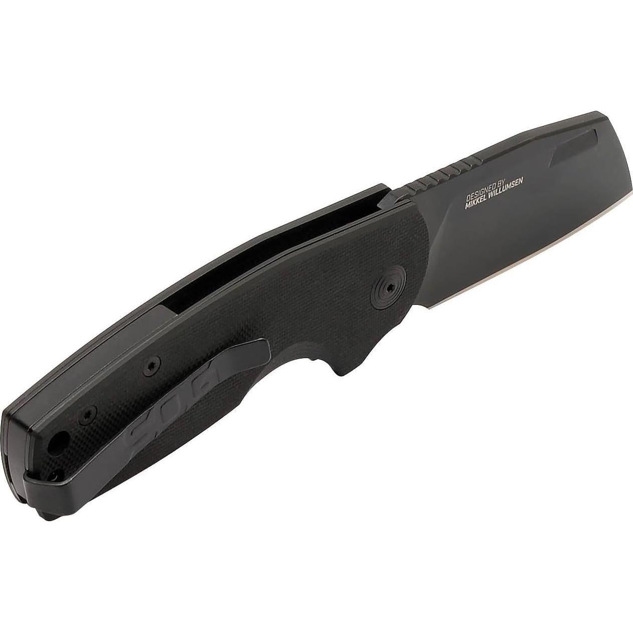 Cuchillo Plegable SOG Stout SJ Cleaver 16.3 cm Acero D2