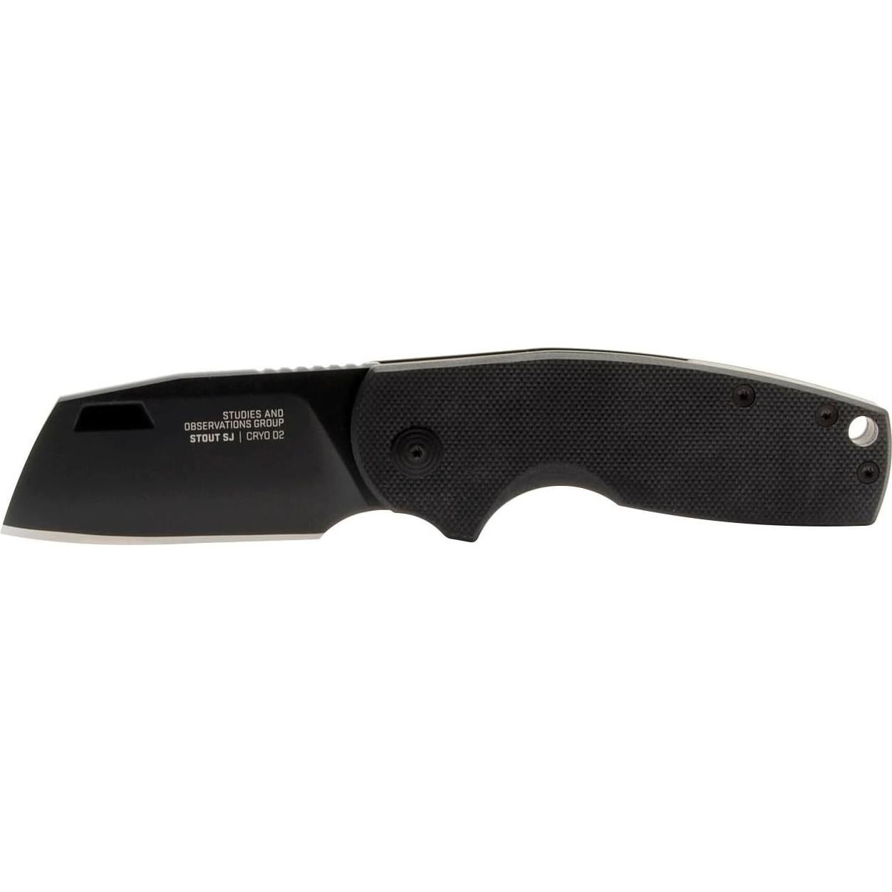 Cuchillo Plegable SOG Stout SJ Cleaver 16.3 cm Acero D2