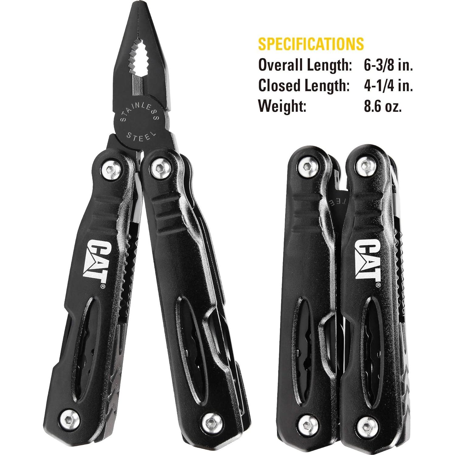 Herramienta Multiusos Cat 13-en-1 Aluminio Negro 0.24 kg