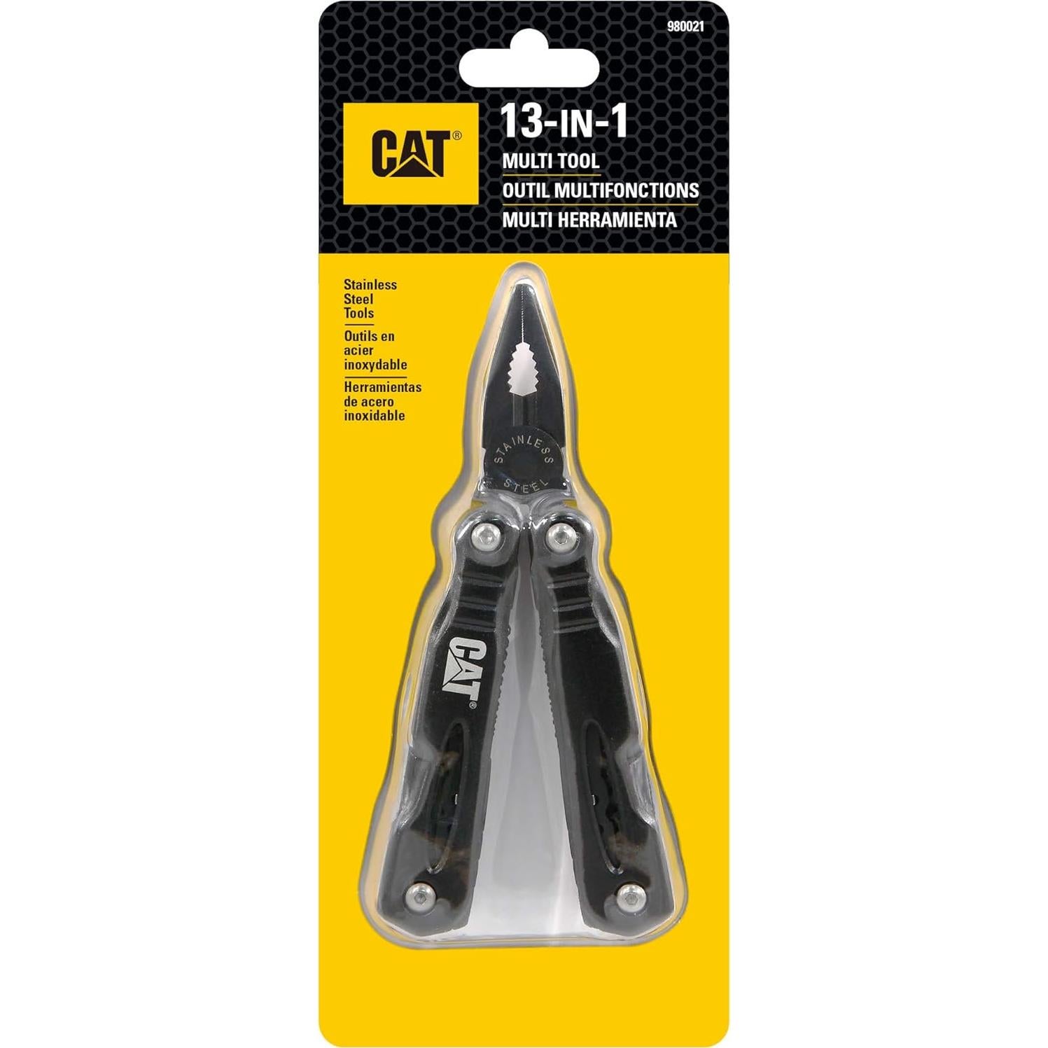 Herramienta Multiusos Cat 13-en-1 Aluminio Negro 0.24 kg