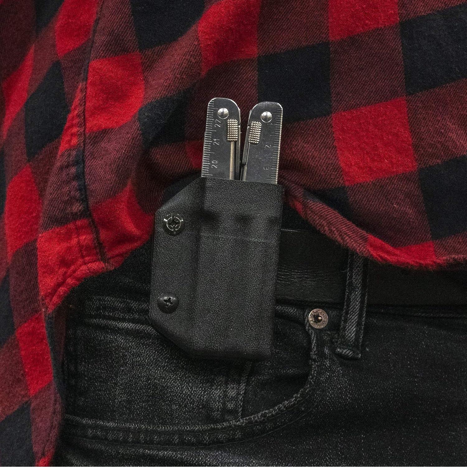 Funda Kydex Clip & Carry para Victorinox Swisstool - Negro