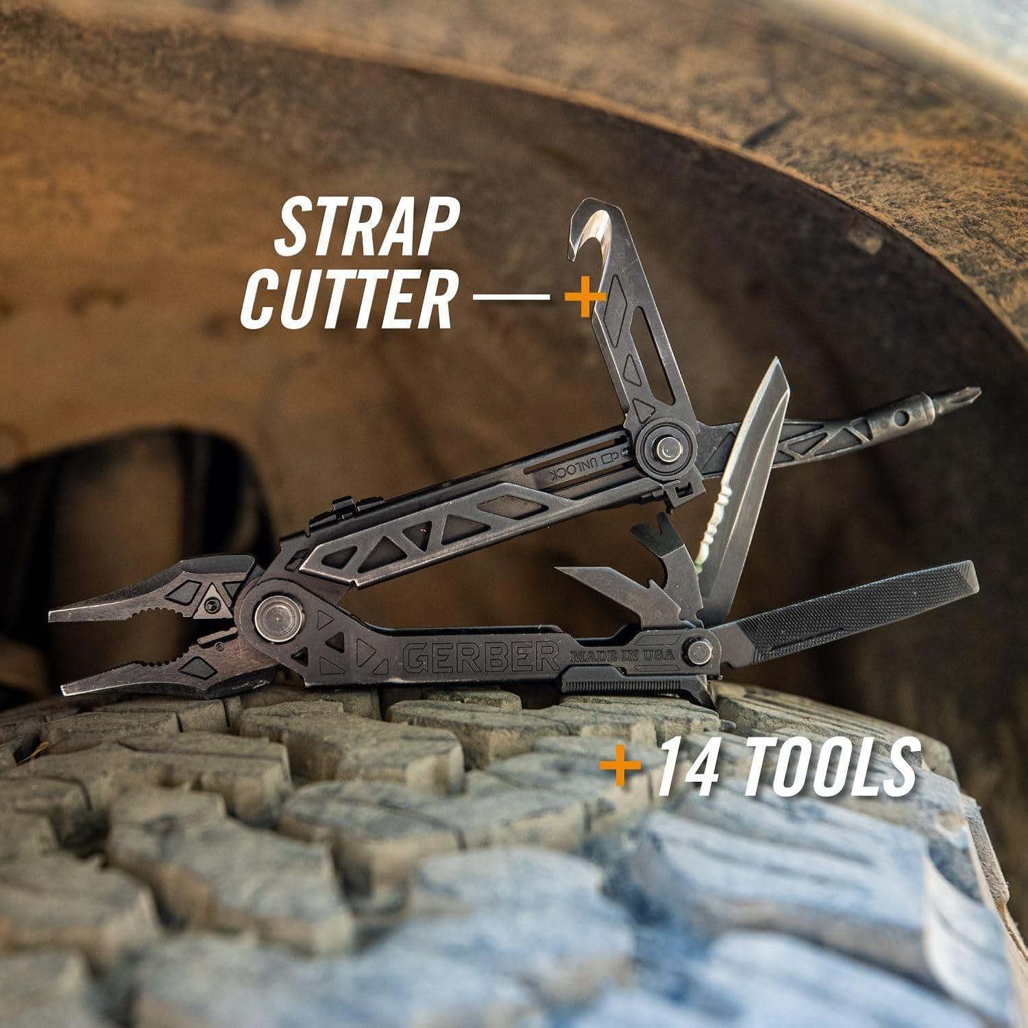 Multiherramienta Gerber Gear Center Drive Rescue 6 en 1 - Negro