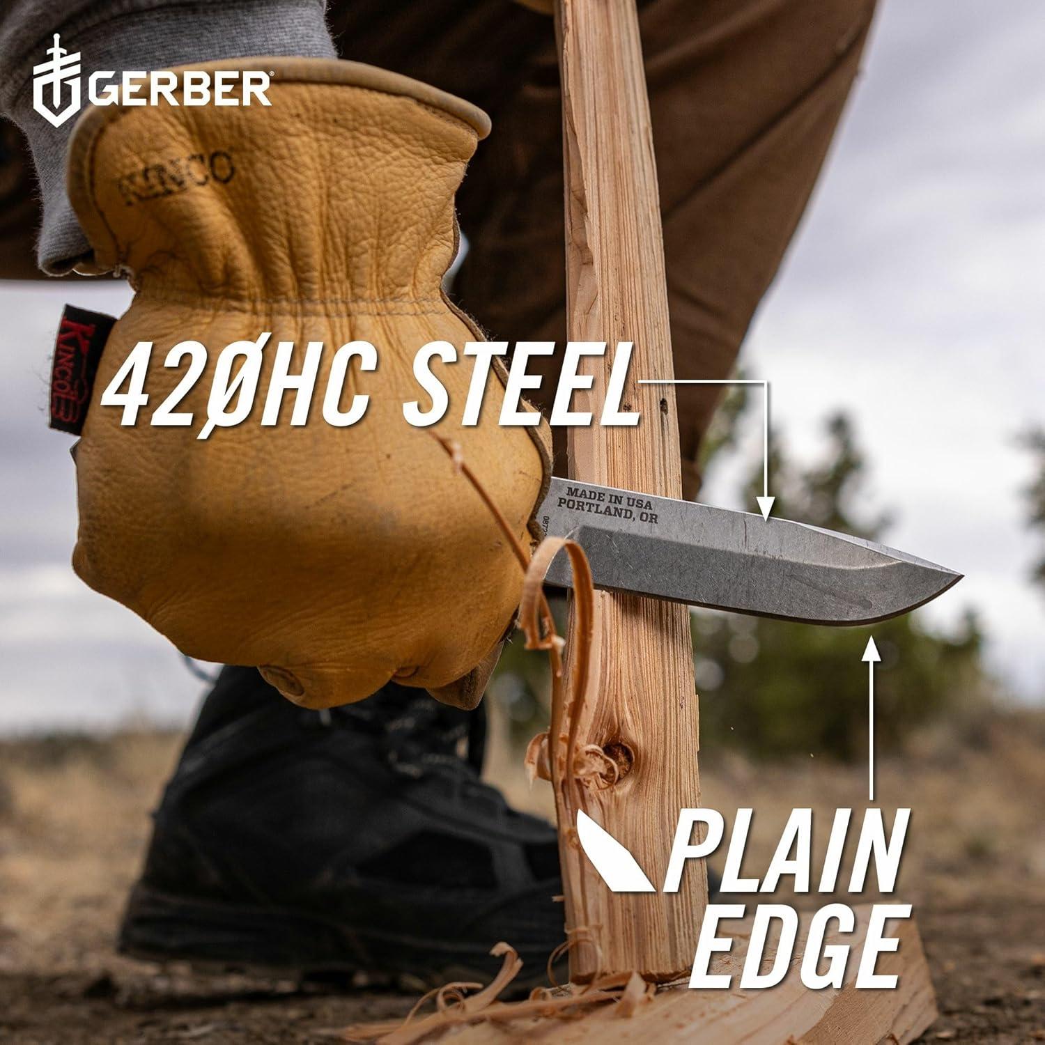 Cuchillo Táctico Gerber Gear StrongArm 10.4 cm Verde Salvia