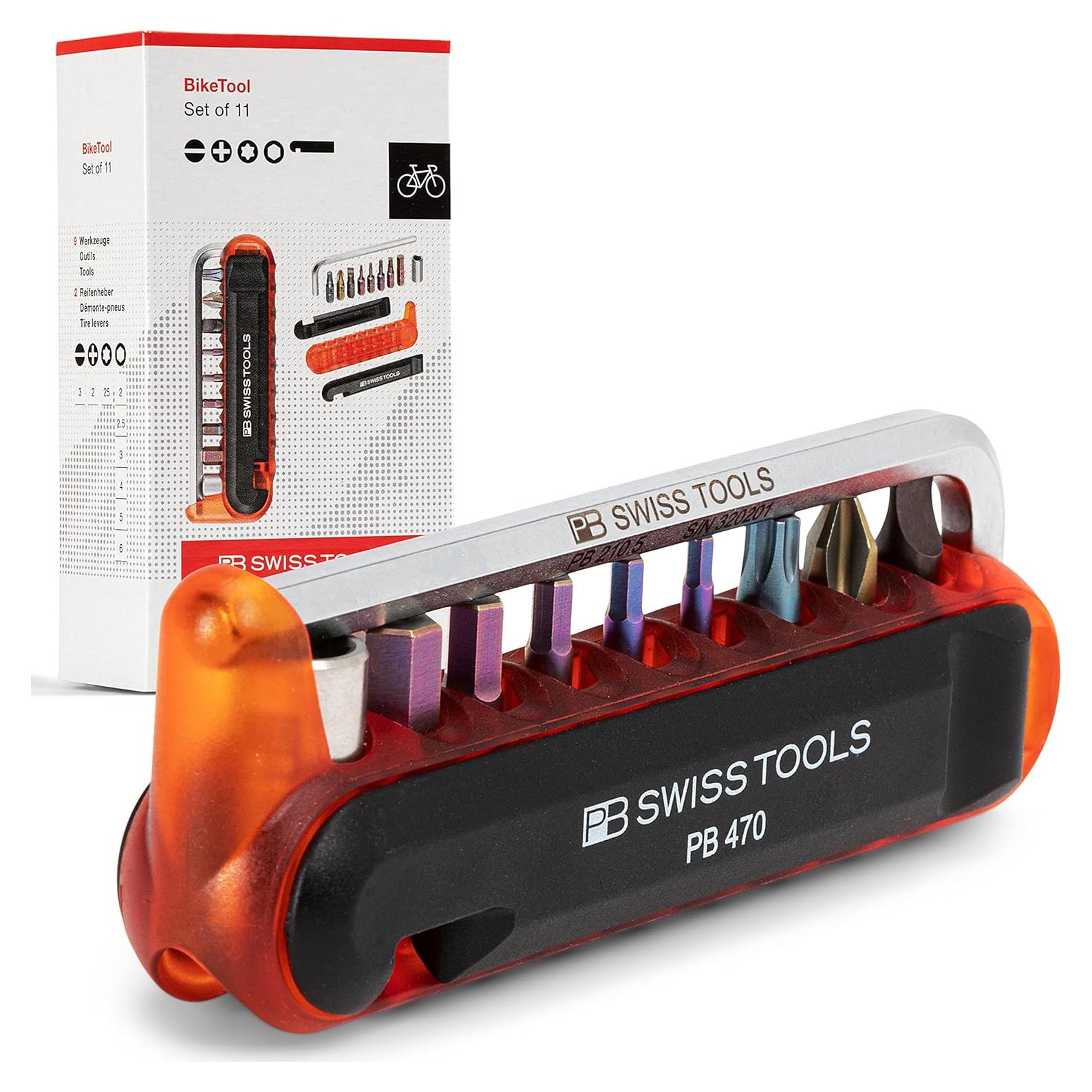 Multiherramienta para Bicicleta PB Swiss Tools 11 en 1 Rojo