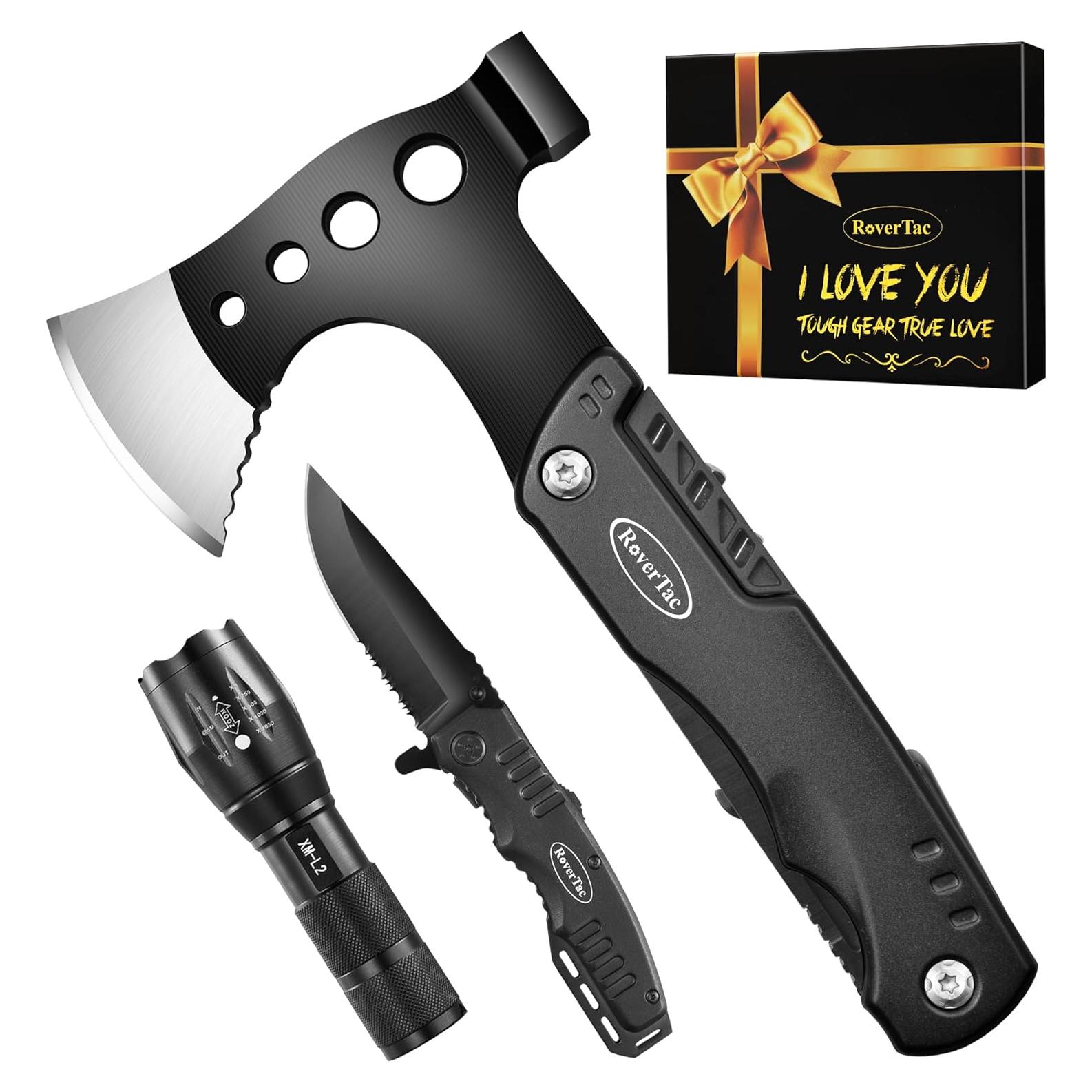 Juego de Herramientas Multitool RoverTac 11-en-1 con Linterna LED