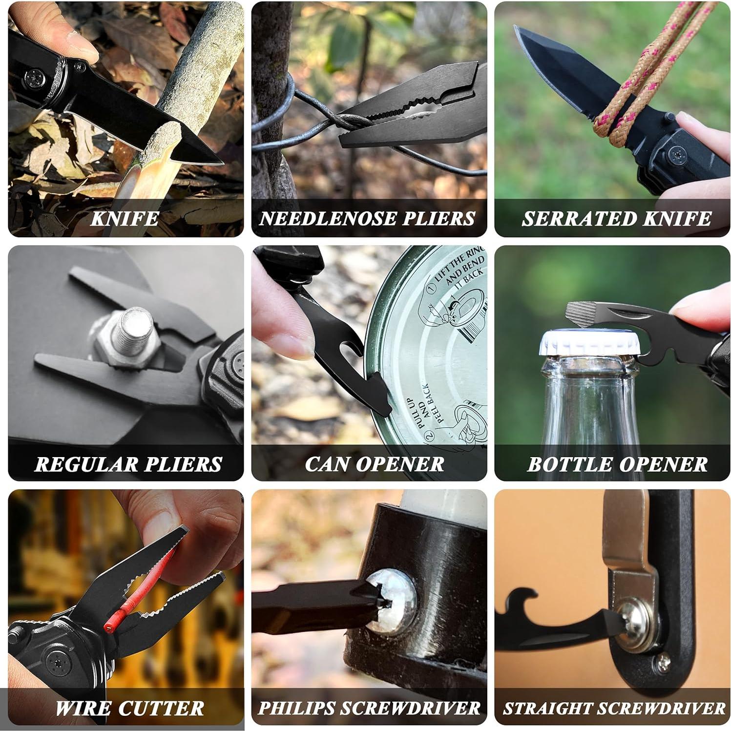 Juego de Multiherramientas RoverTac 15 en 1 con Regalo Papá