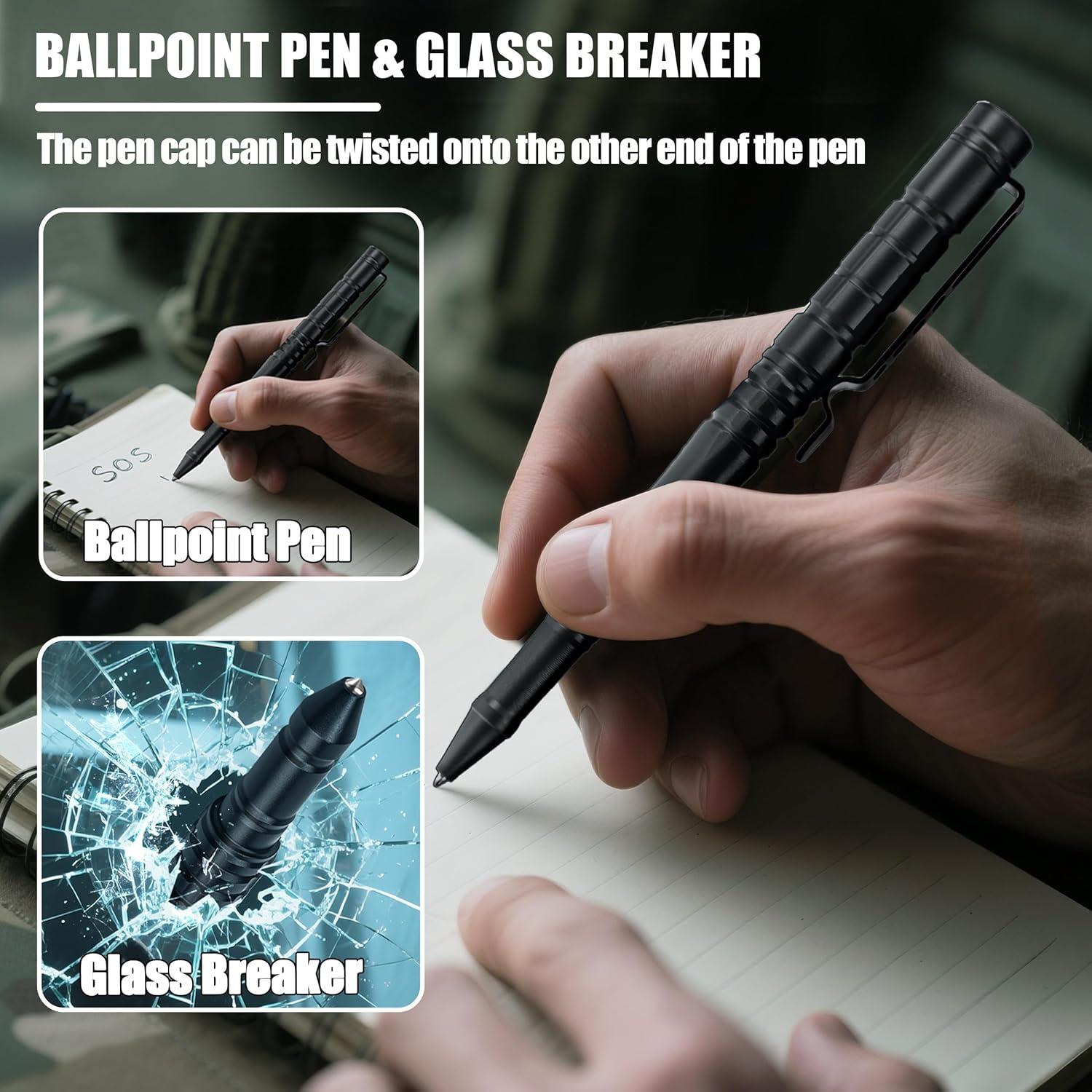 Juego de Multiherramientas RoverTac 15-en-1 con Bolígrafo y Silbato